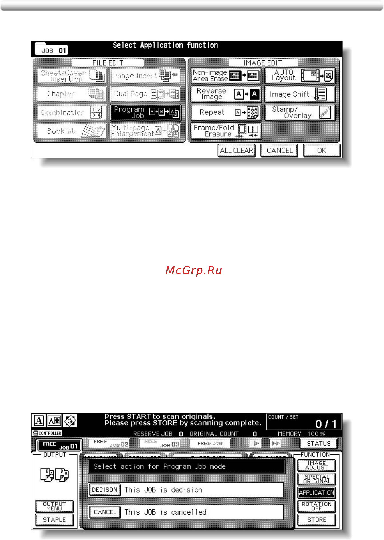 Konica Minolta bizhub PRO C500 [284/466] Programming different settings for an output job