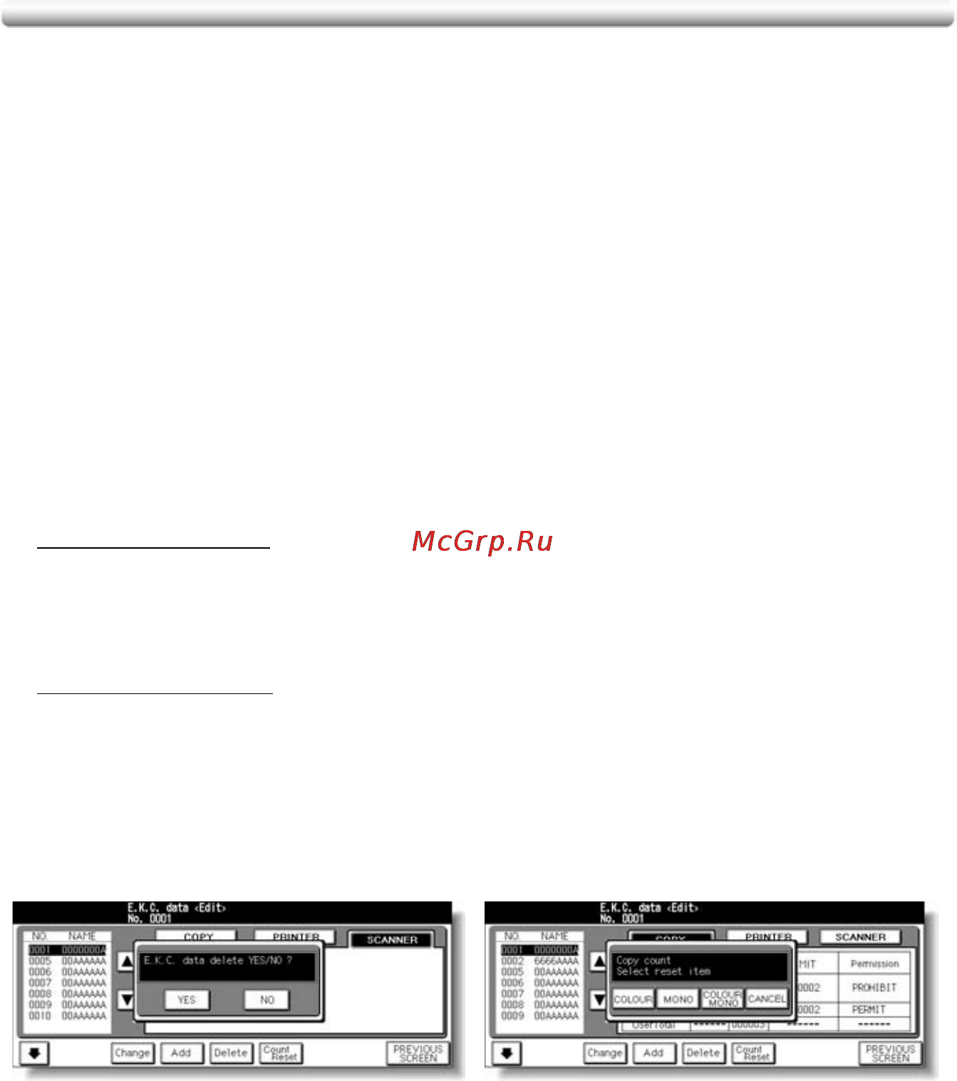 Konica Minolta bizhub PRO C500 [415/466] Ekc electronic key counter function setting