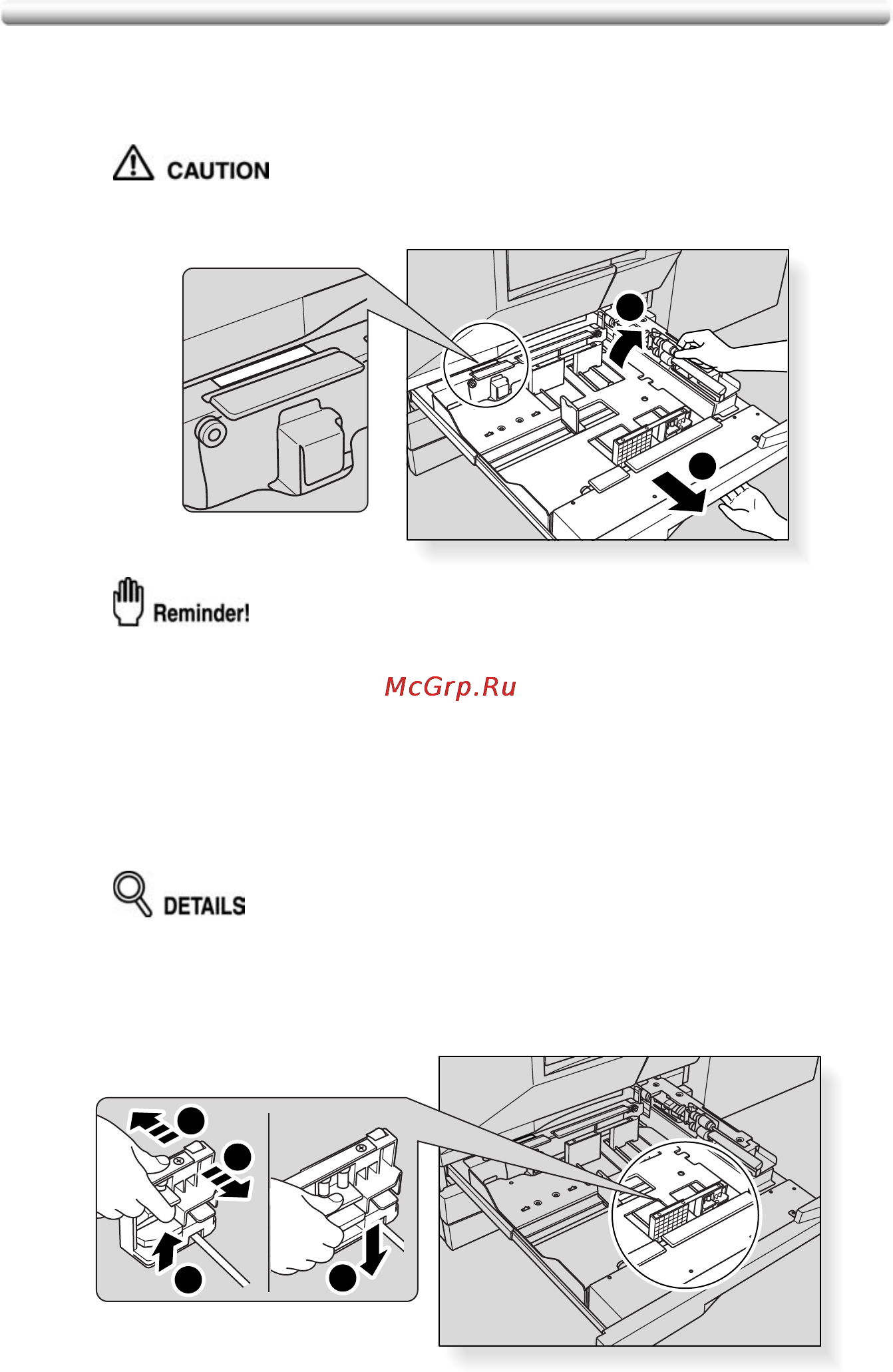 Konica Minolta bizhub PRO C500 [56/466] Loading paper in tray 1 2 and 3