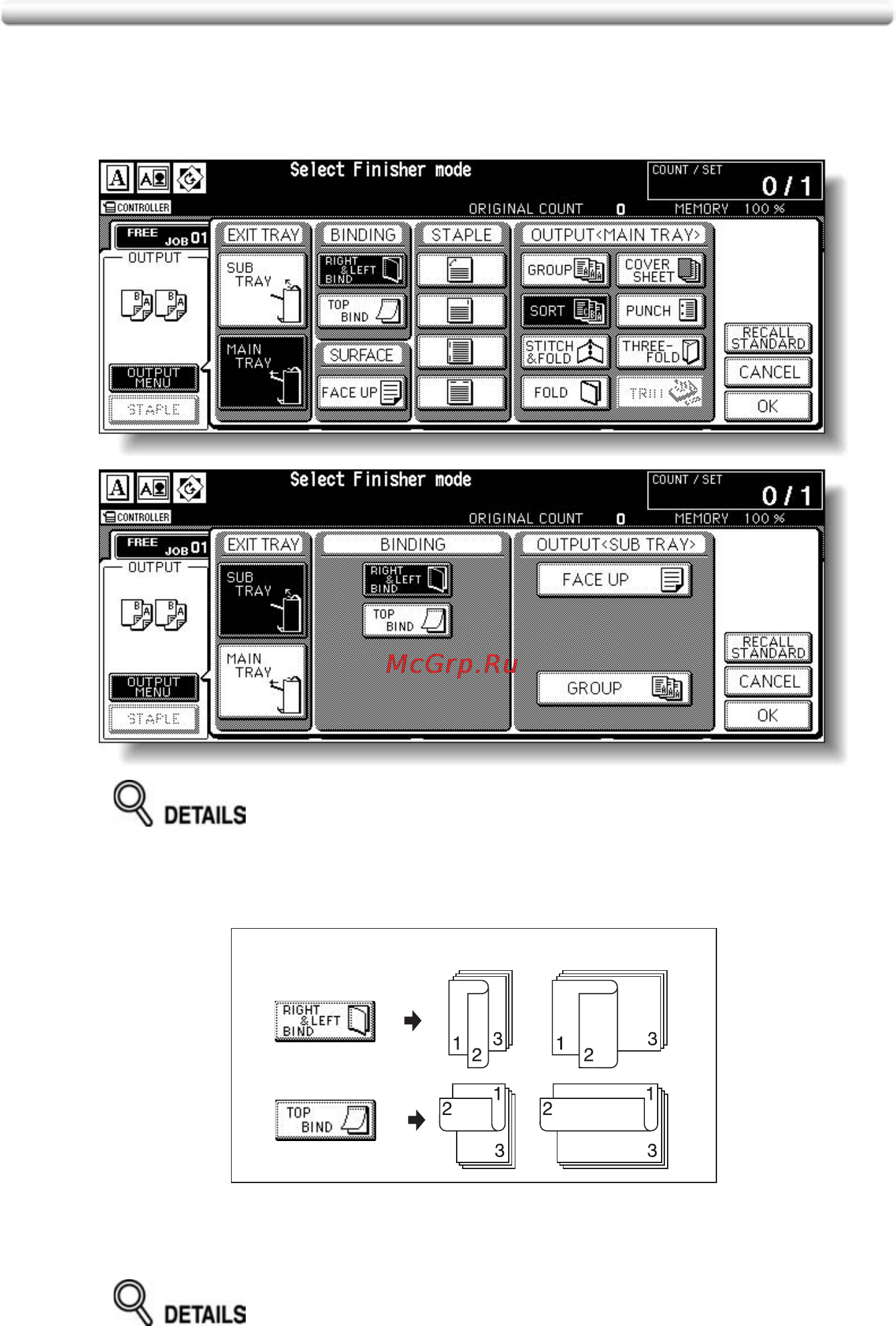 Konica Minolta bizhub PRO C500 [96/466] Making double sided copies 1 2 2 2