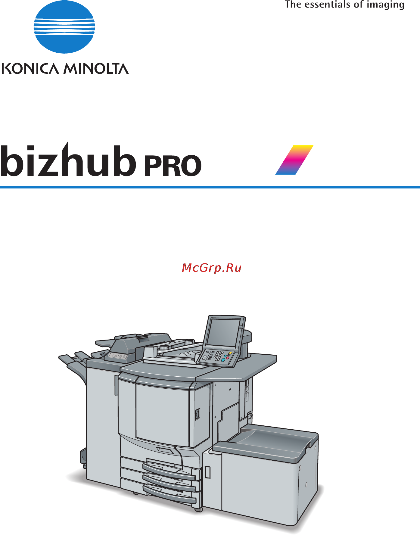 Konica Minolta bizhub PRO C5500 Инструкция по эксплуатации онлайн