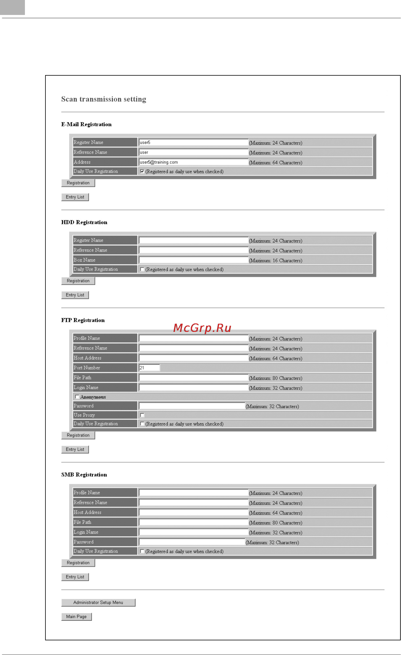 Konica Minolta bizhub PRO C6500 [1122/1230] Scan iransniission selling
