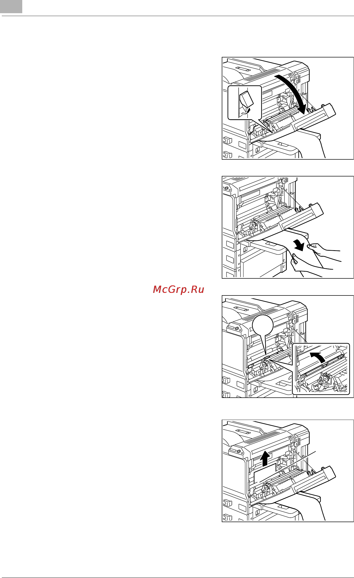 Konica Minolta bizhub C352P [384/482] To clear a banner paper misfeed