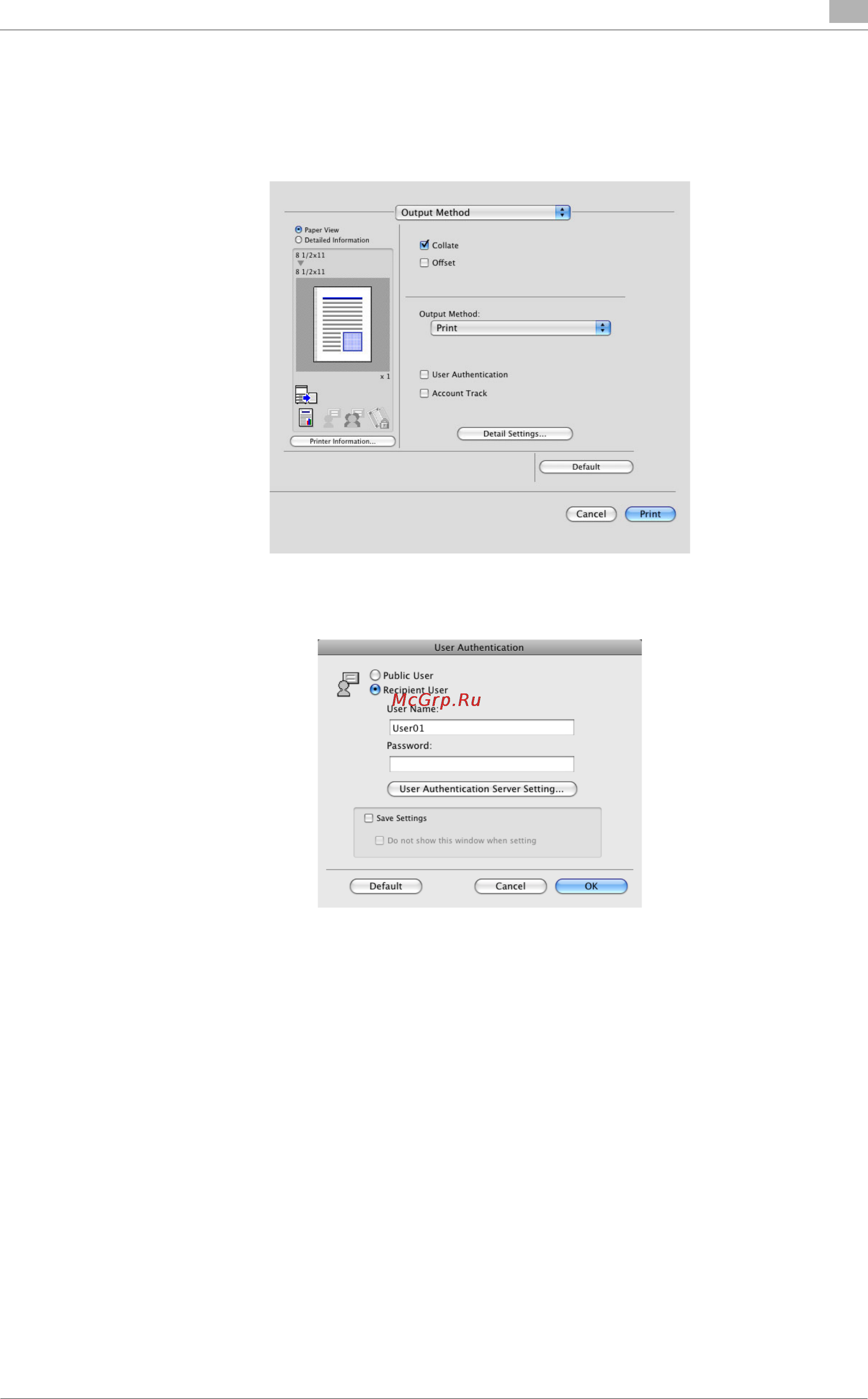Konica Minolta bizhub C452 [183/340] For mac os x