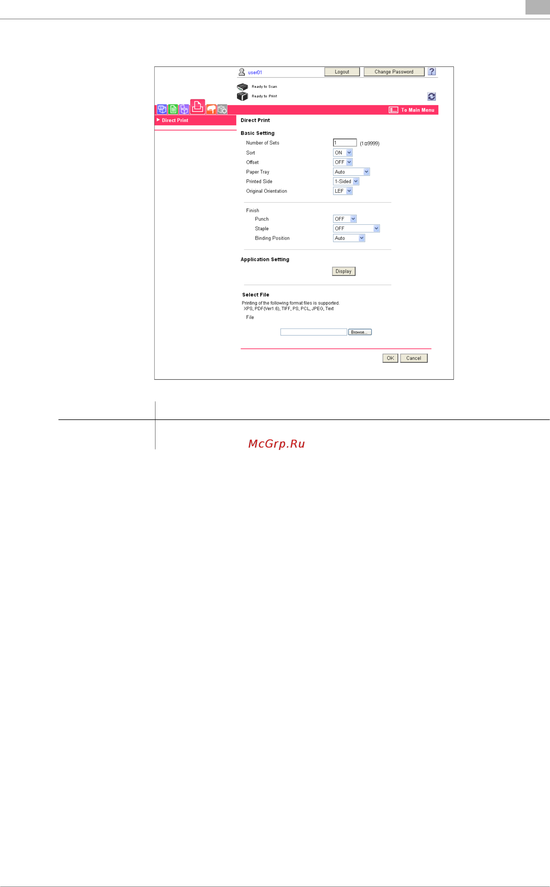 Konica Minolta bizhub C652DS [295/340] Direct print