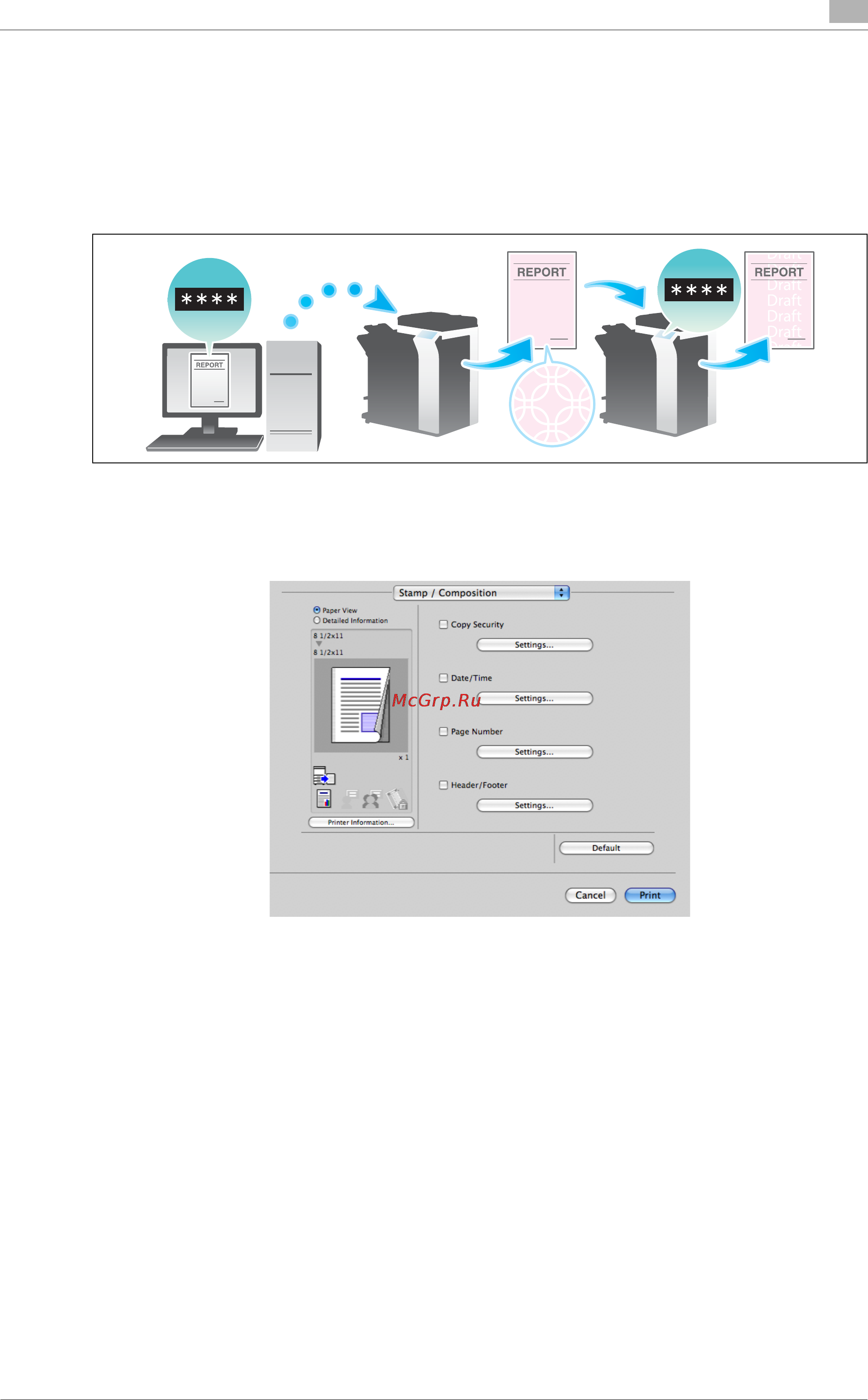 Konica Minolta bizhub C754 [177/284] Add a password password copy