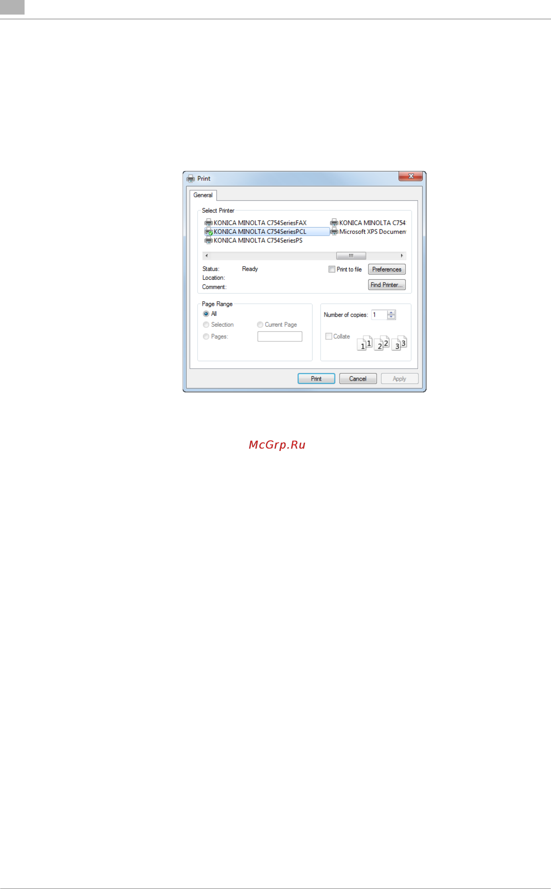 Konica Minolta bizhub C754 [32/284] Printing operation flow