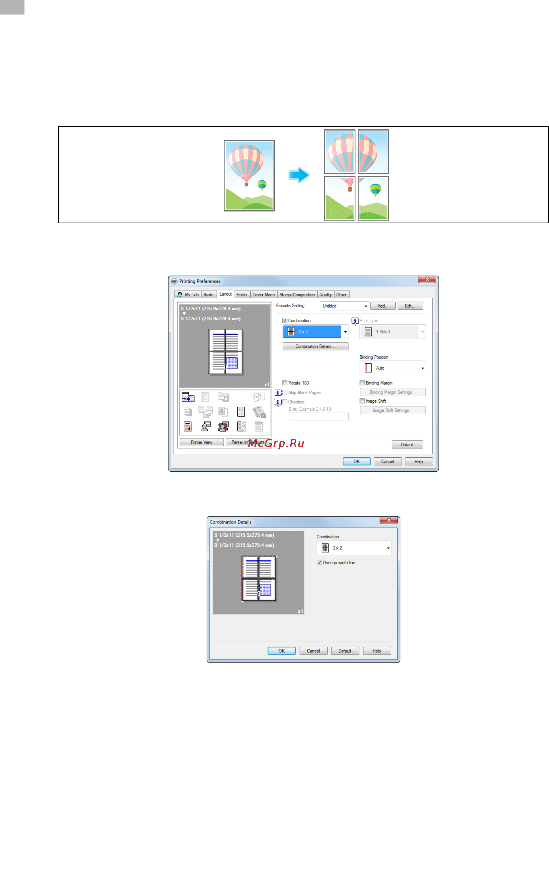 Konica Minolta bizhub C754 [54/284] Adjusting the layout