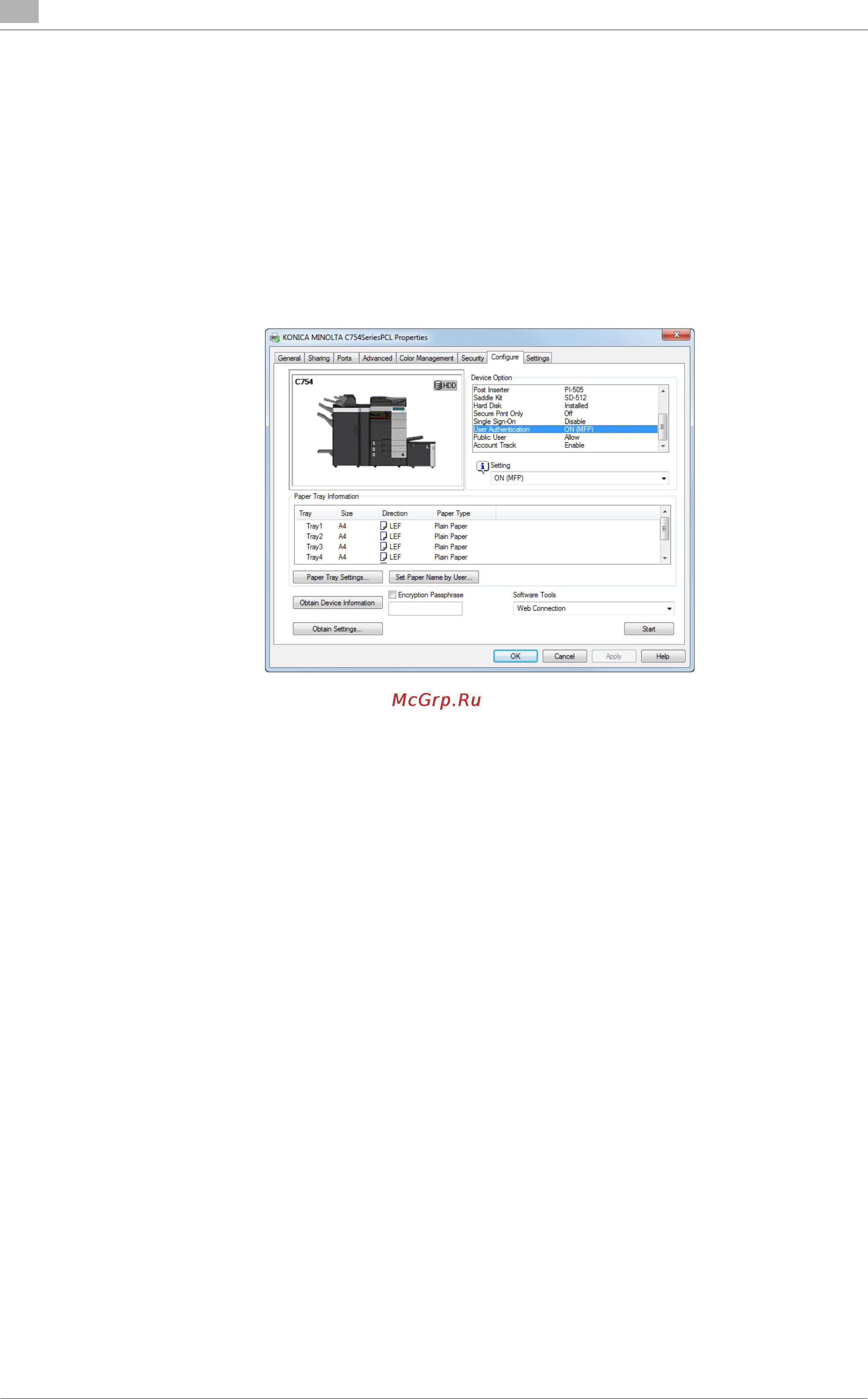 Konica Minolta bizhub C754 [96/284] Operations required to use this function