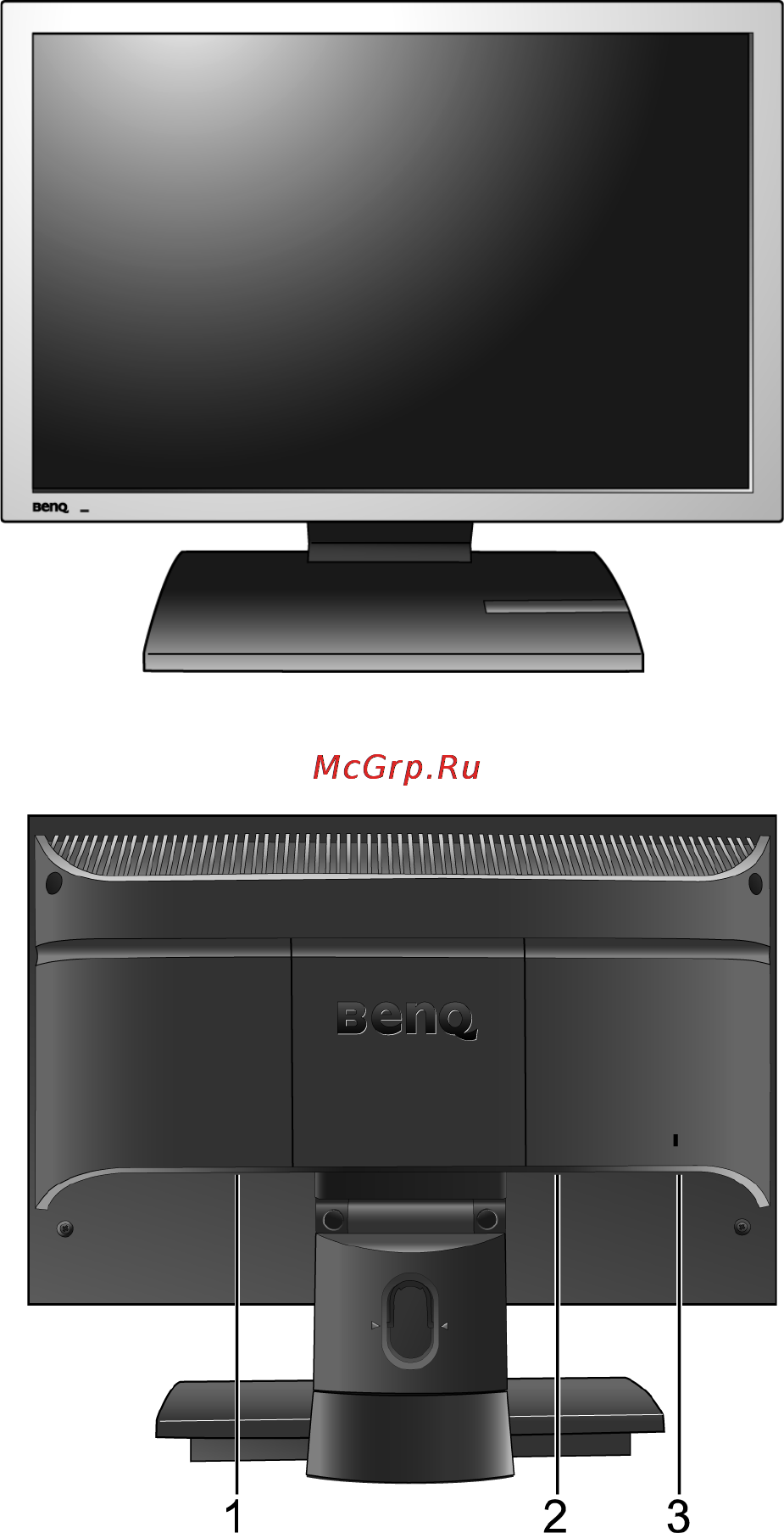 Benq FP92W [6/37] Front view