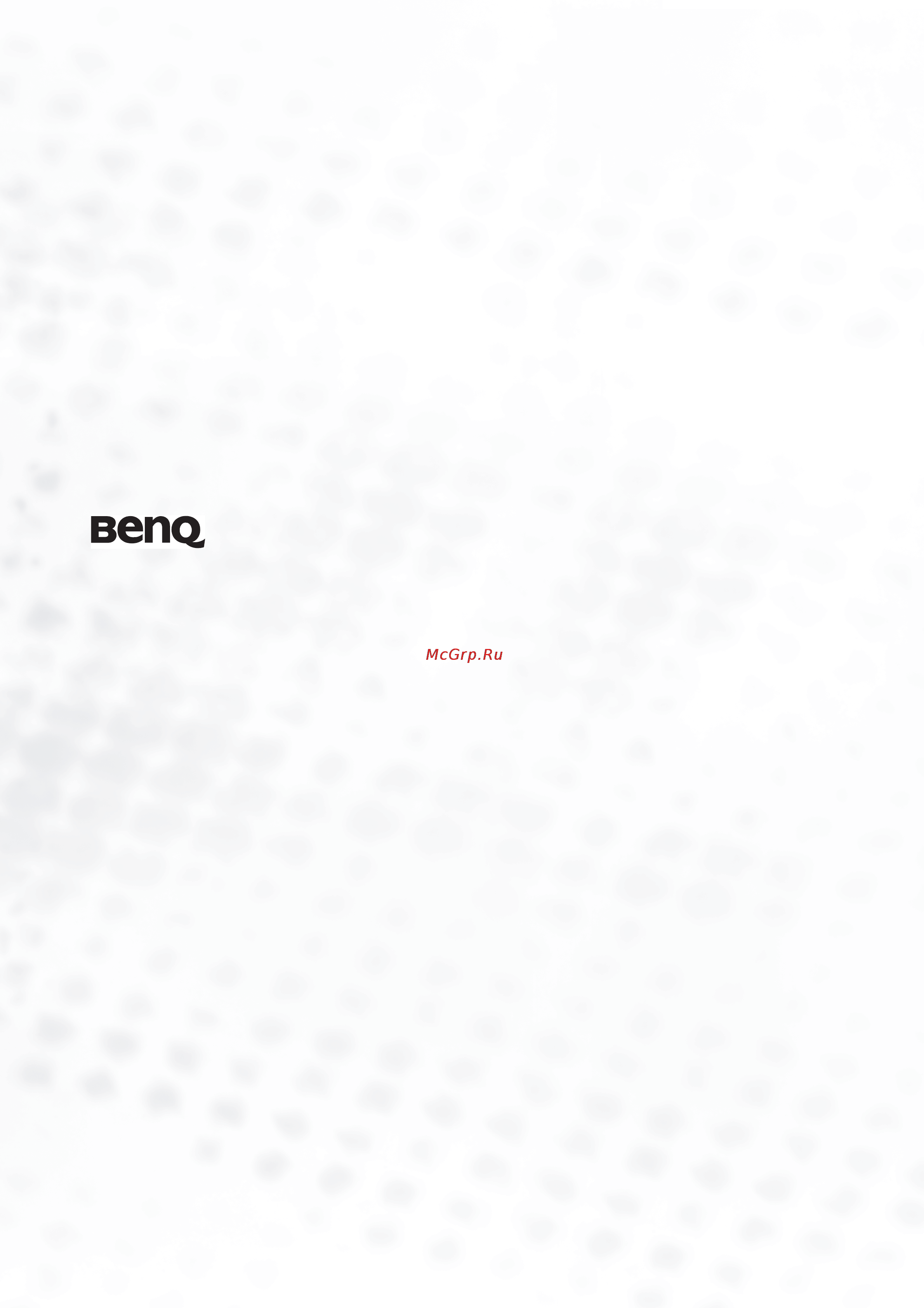 Benq FP951 Инструкция по эксплуатации онлайн