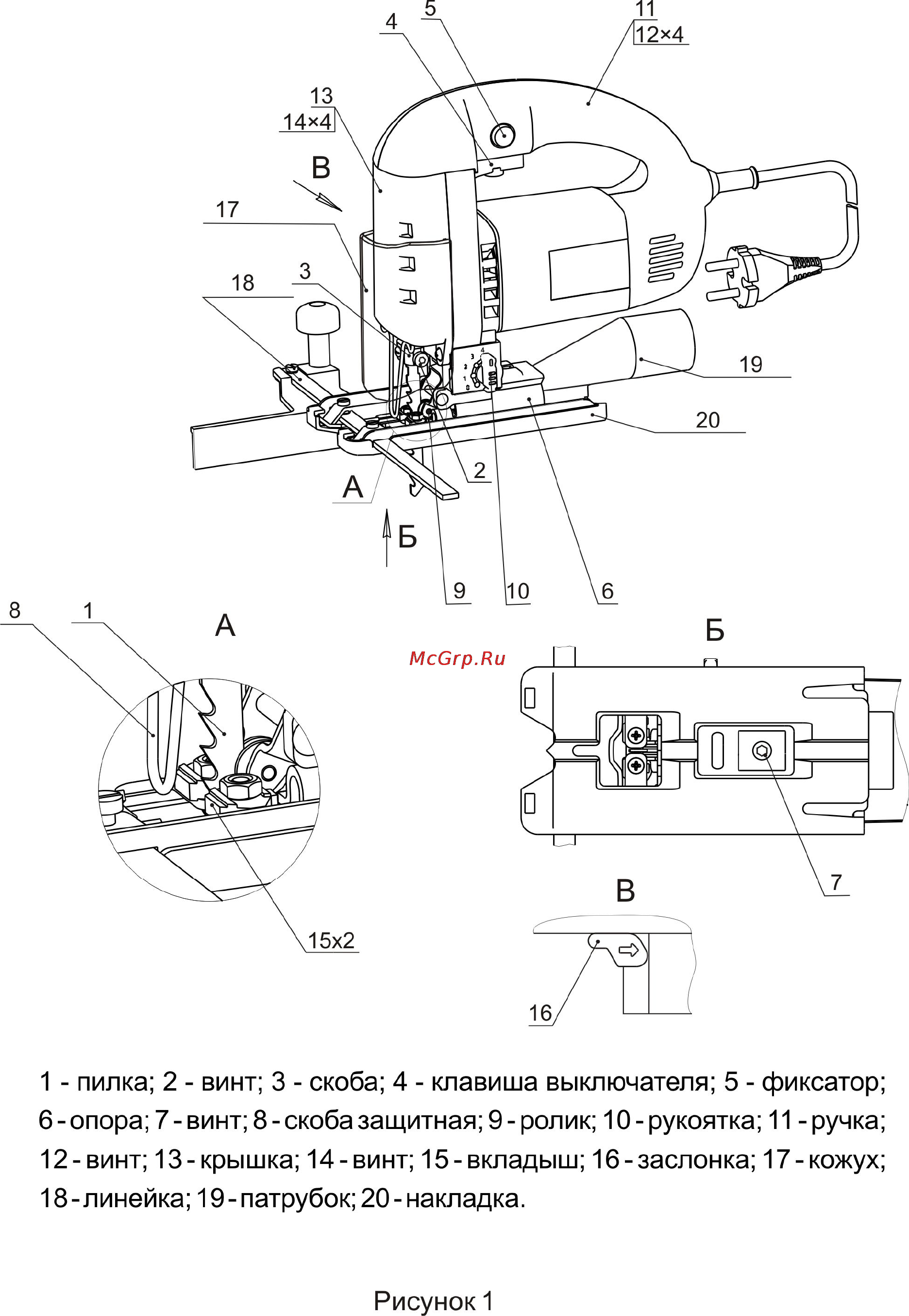 Фиолент ПМ5-750Э М Инструкция по эксплуатации онлайн [5/13] 115906