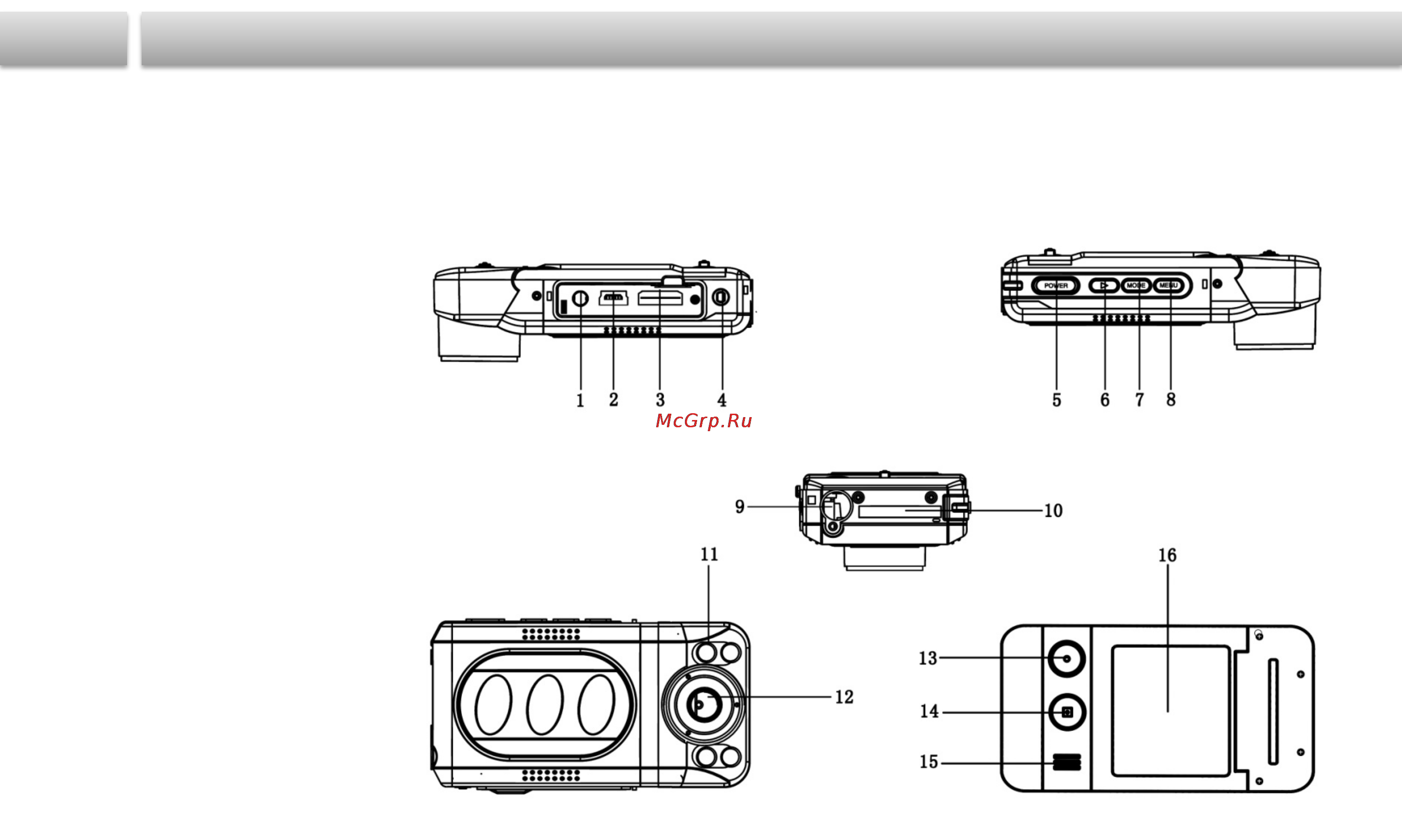Activcar DVR-F505 [3/11] Условные обозначения