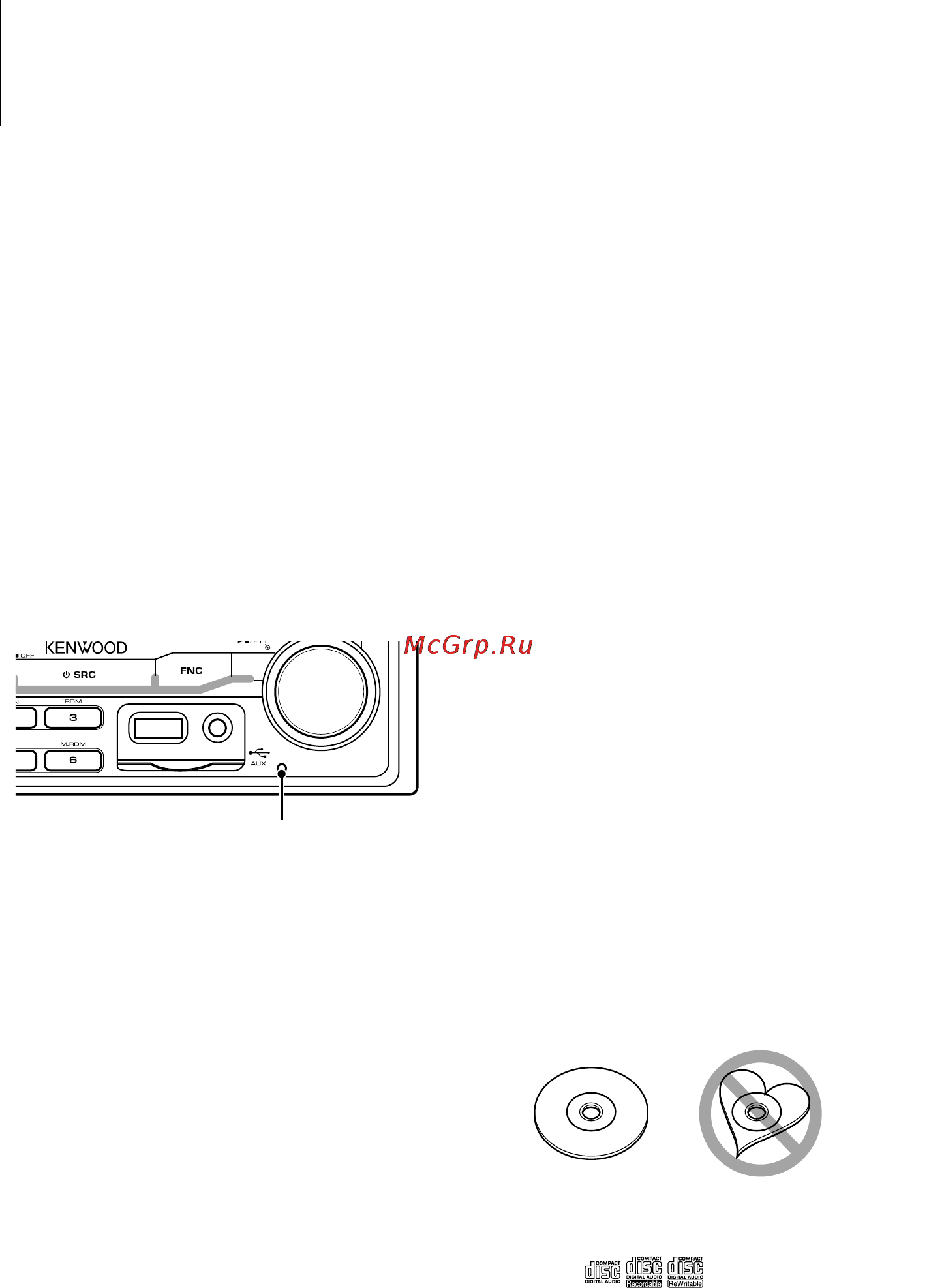Kenwood DPX503UY [3/36] Перед использованием