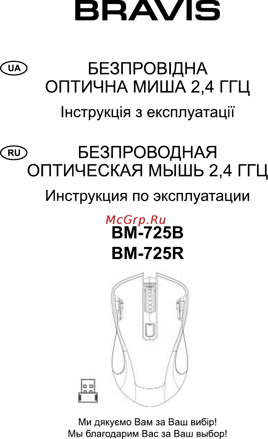 Bravis BM-725B Инструкция по эксплуатации онлайн
