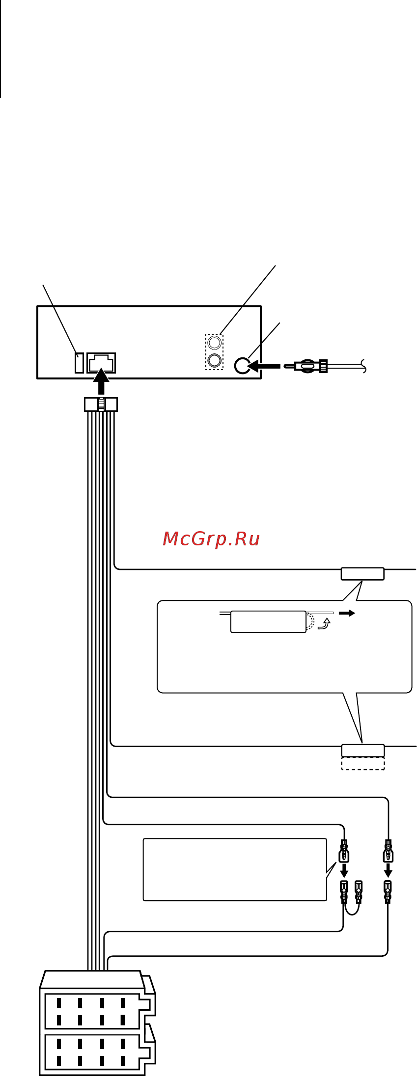 Kenwood KDC-W312GY [15/20] Подсоединение кабелей к гнездам для подключения