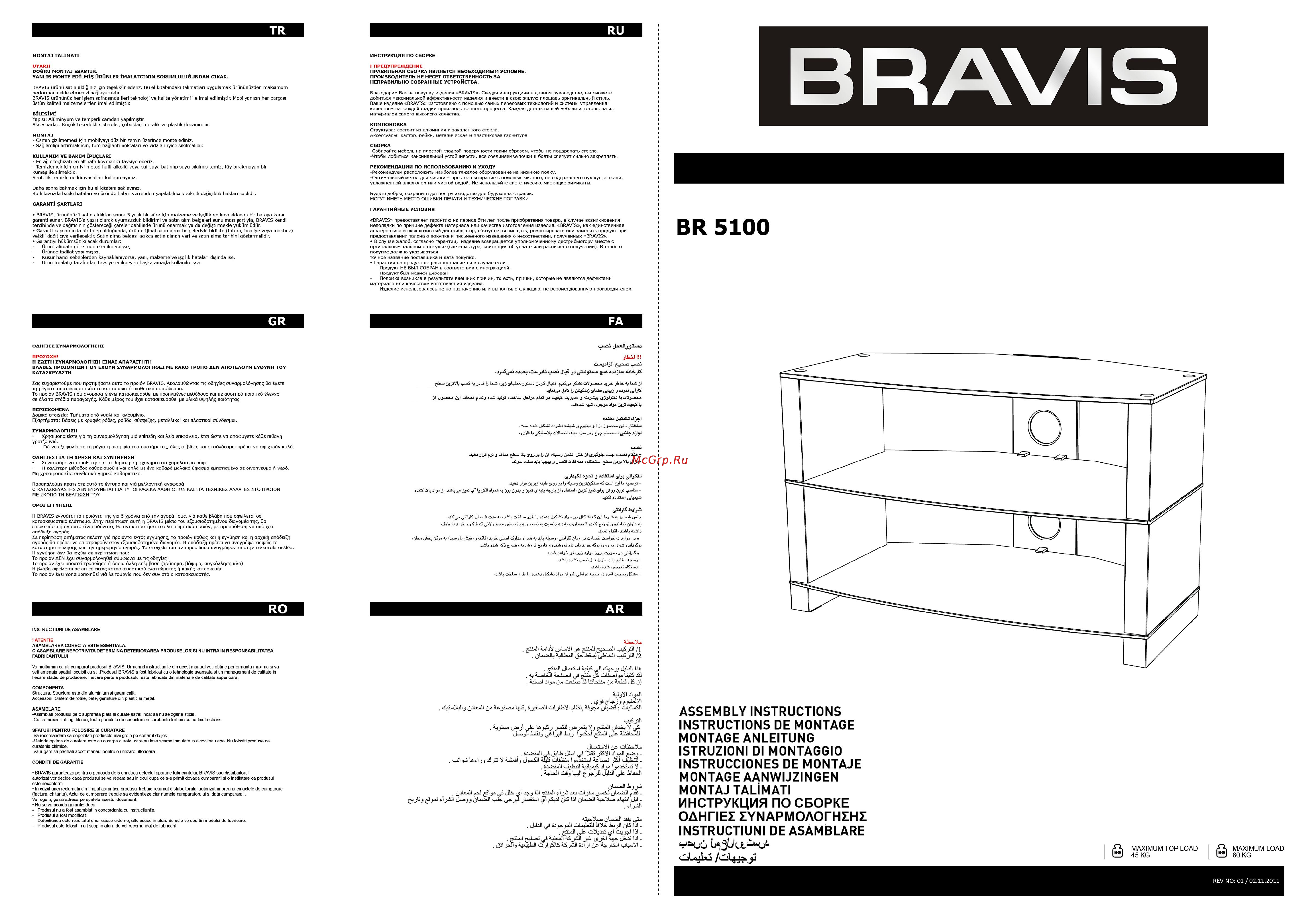 Bravis BR 5100-B-BLK Инструкция по эксплуатации онлайн