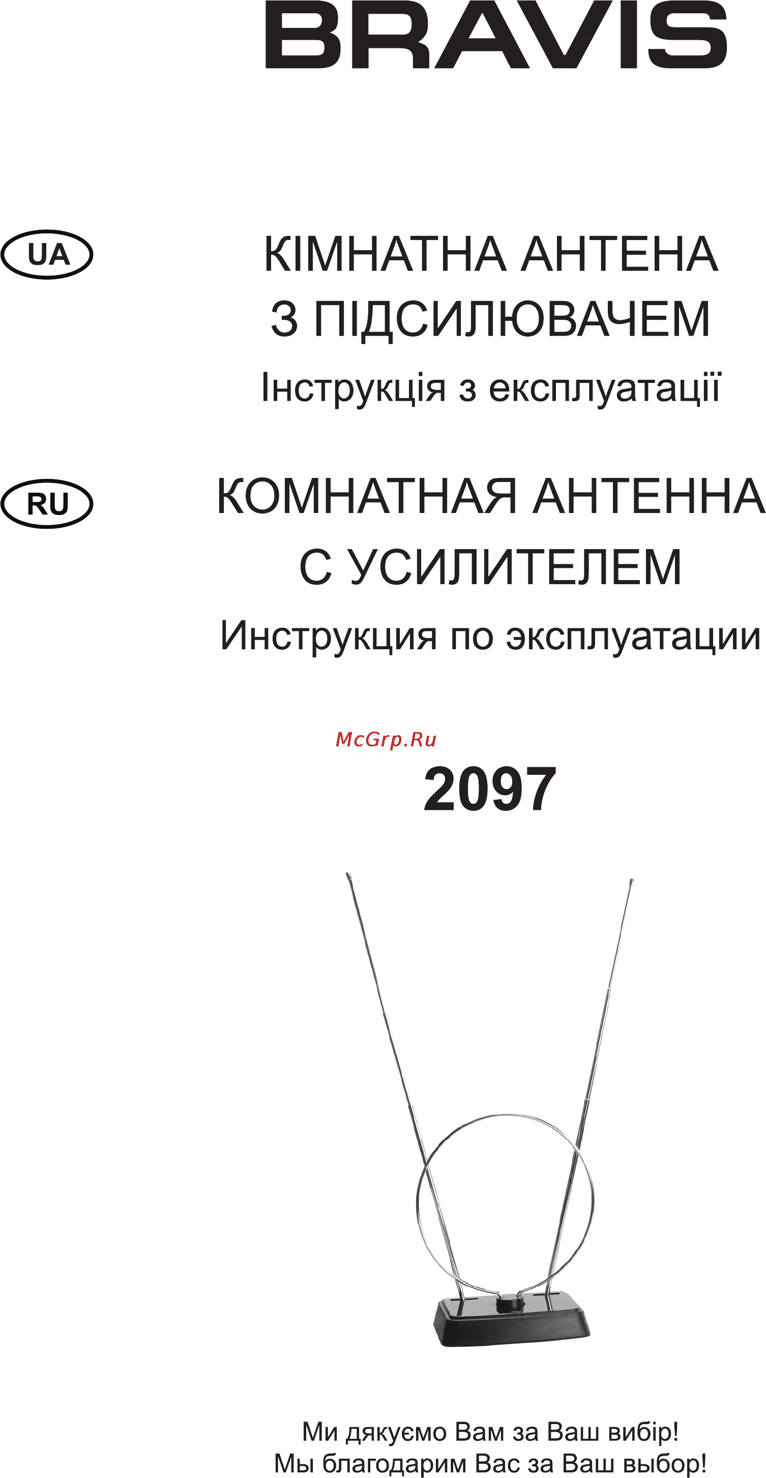 Bravis 2097 Инструкция по эксплуатации онлайн