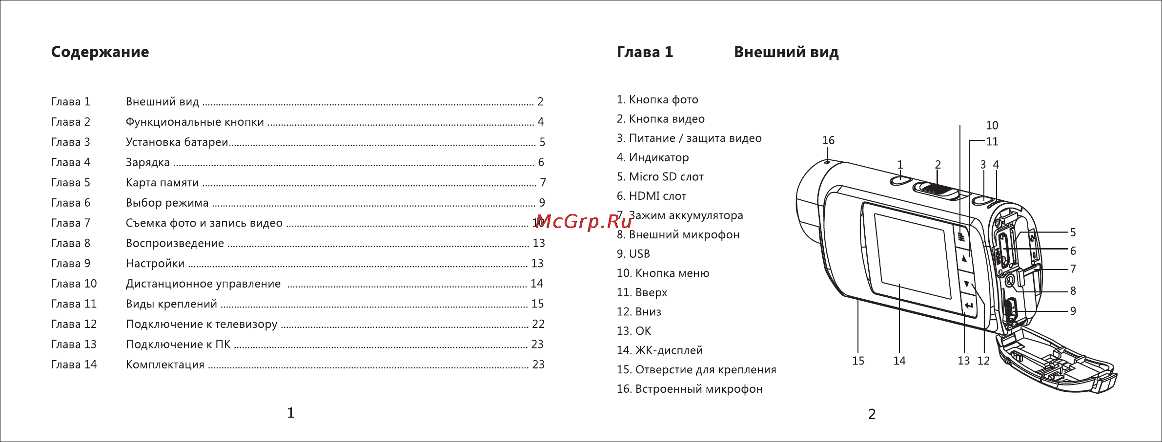 Ginzzu FX-110GLi [3/14] Глава 1 внешний вид