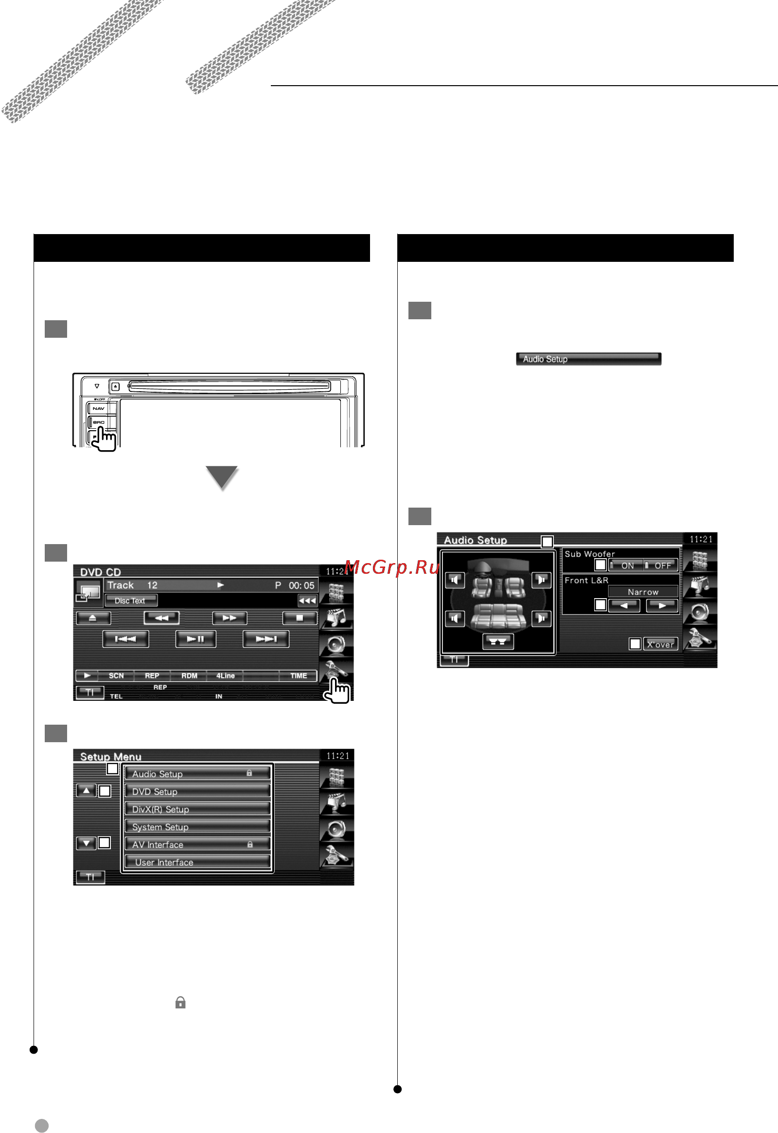 Kenwood DDX5022Y [56/96] Меню настройки
