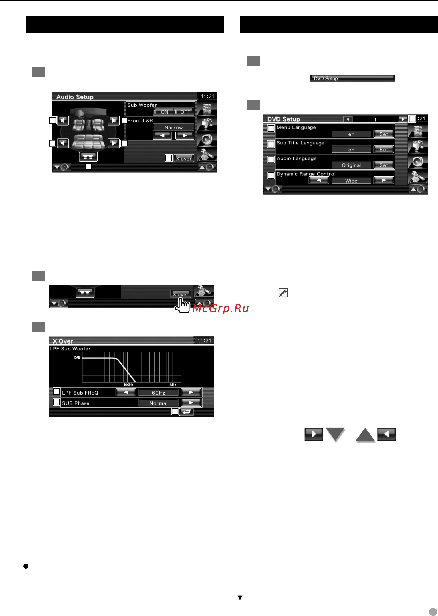 Kenwood KVT-522 DVDY [59/96] Настройка dvd