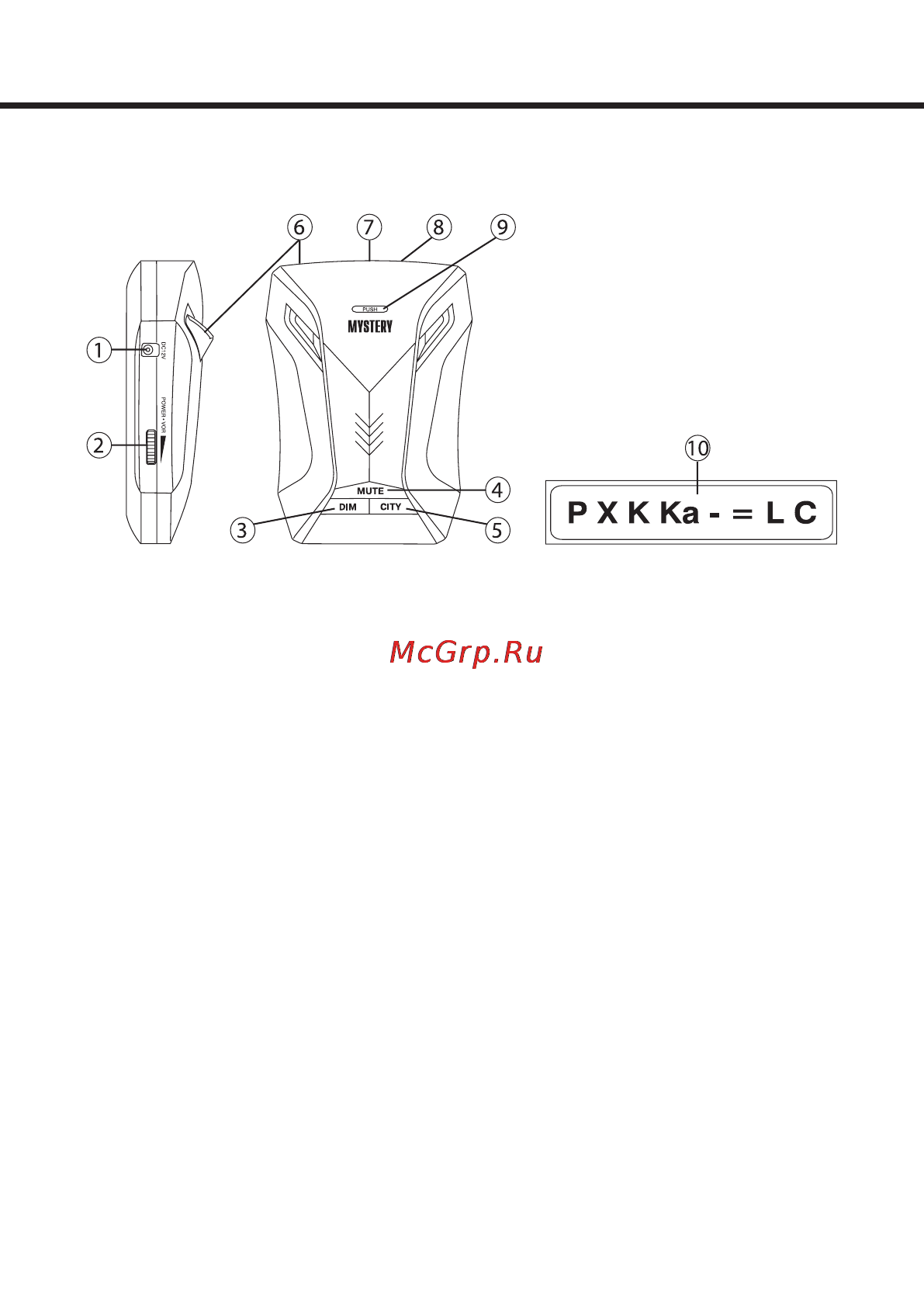 Mystery MRD-200 [5/16] Руководство по эксплуатации