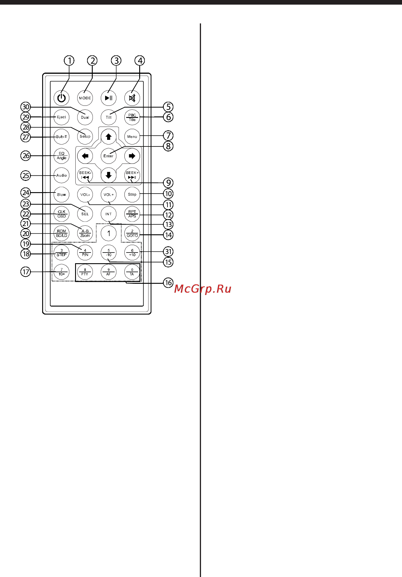 Mystery MMD-4303S [15/31] Руководство по эксплуатации