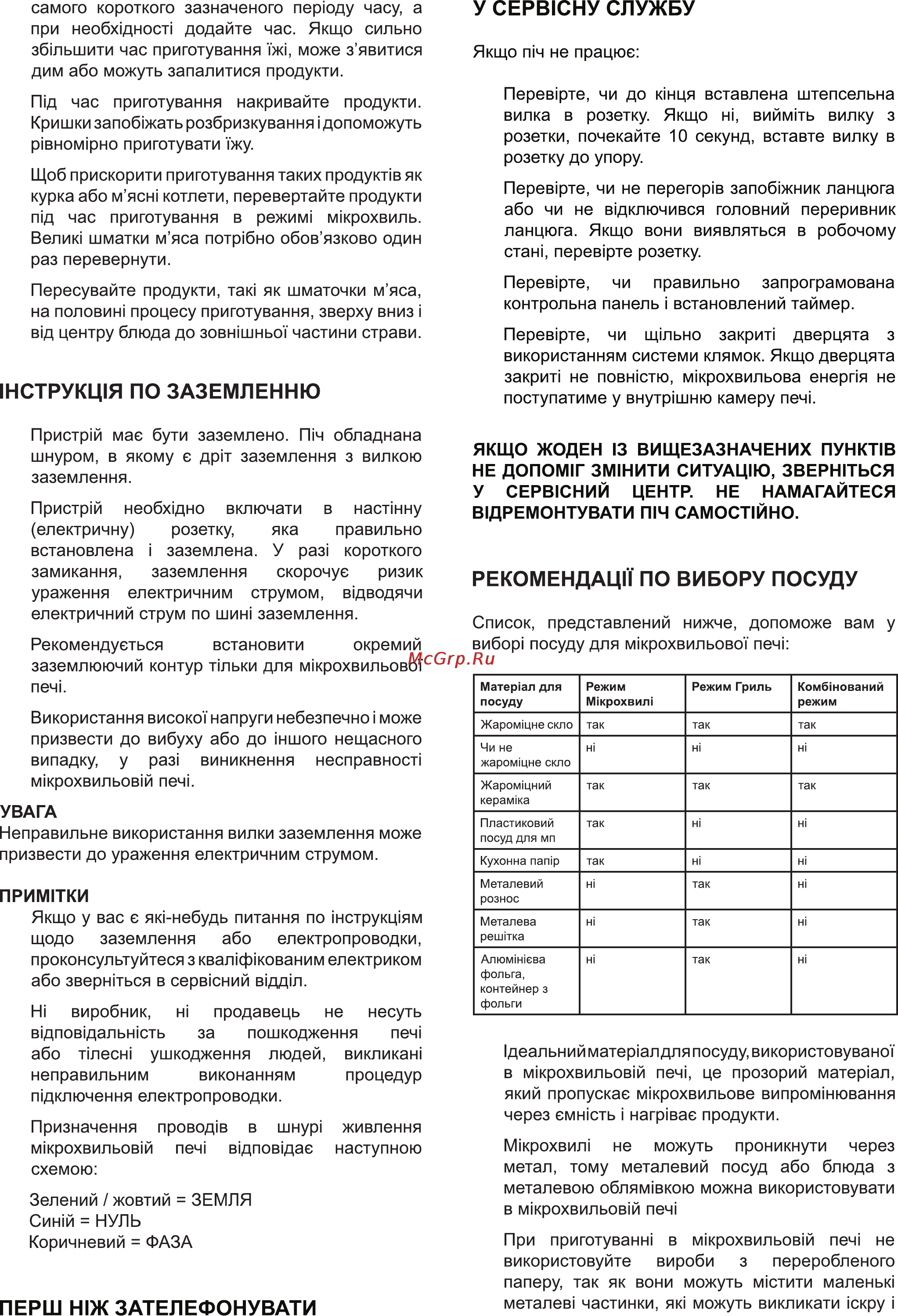 Delfa D23GS [4/16] Нструкц1я по заземлению