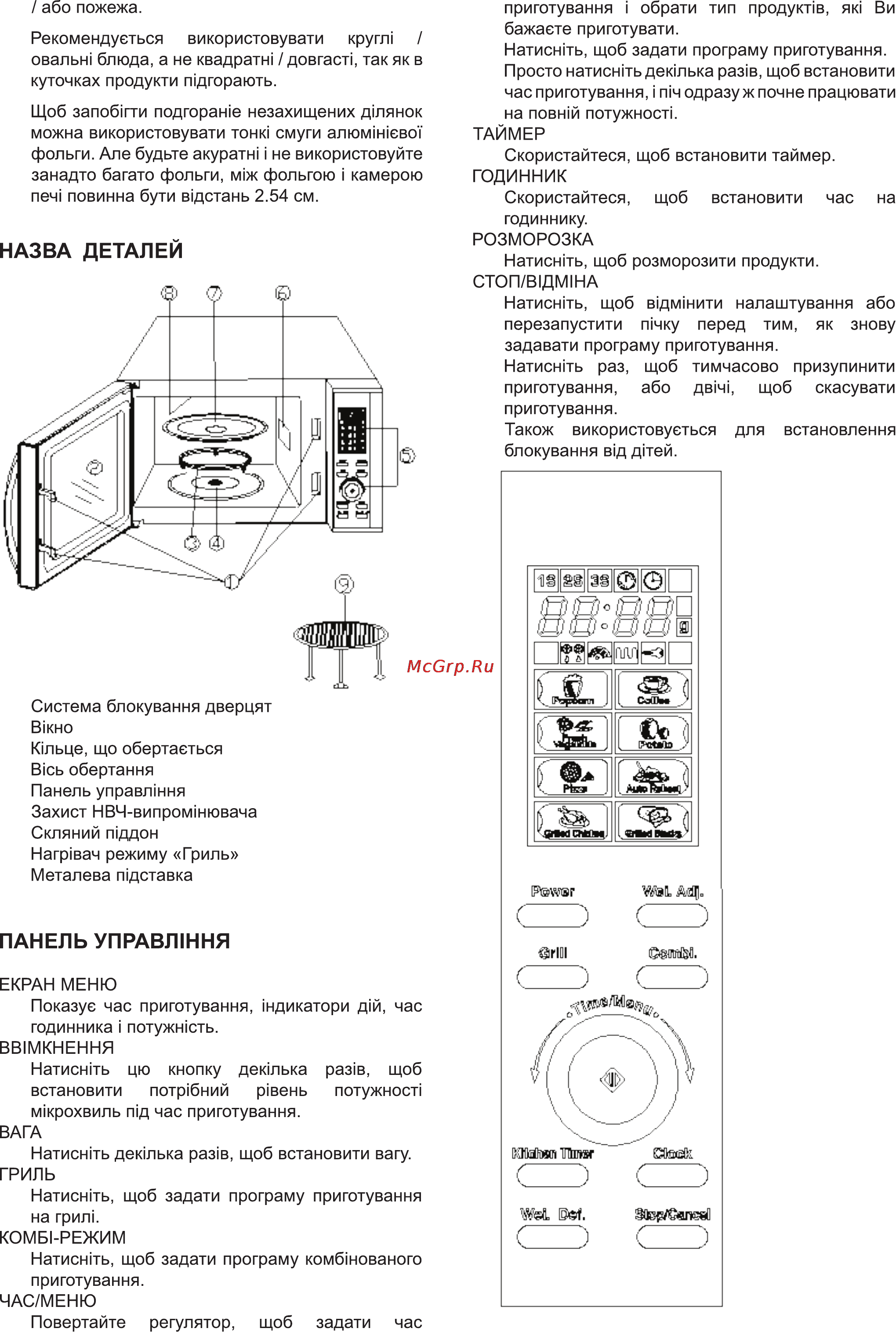 Delfa D23GS [5/16] Панель управл1ння