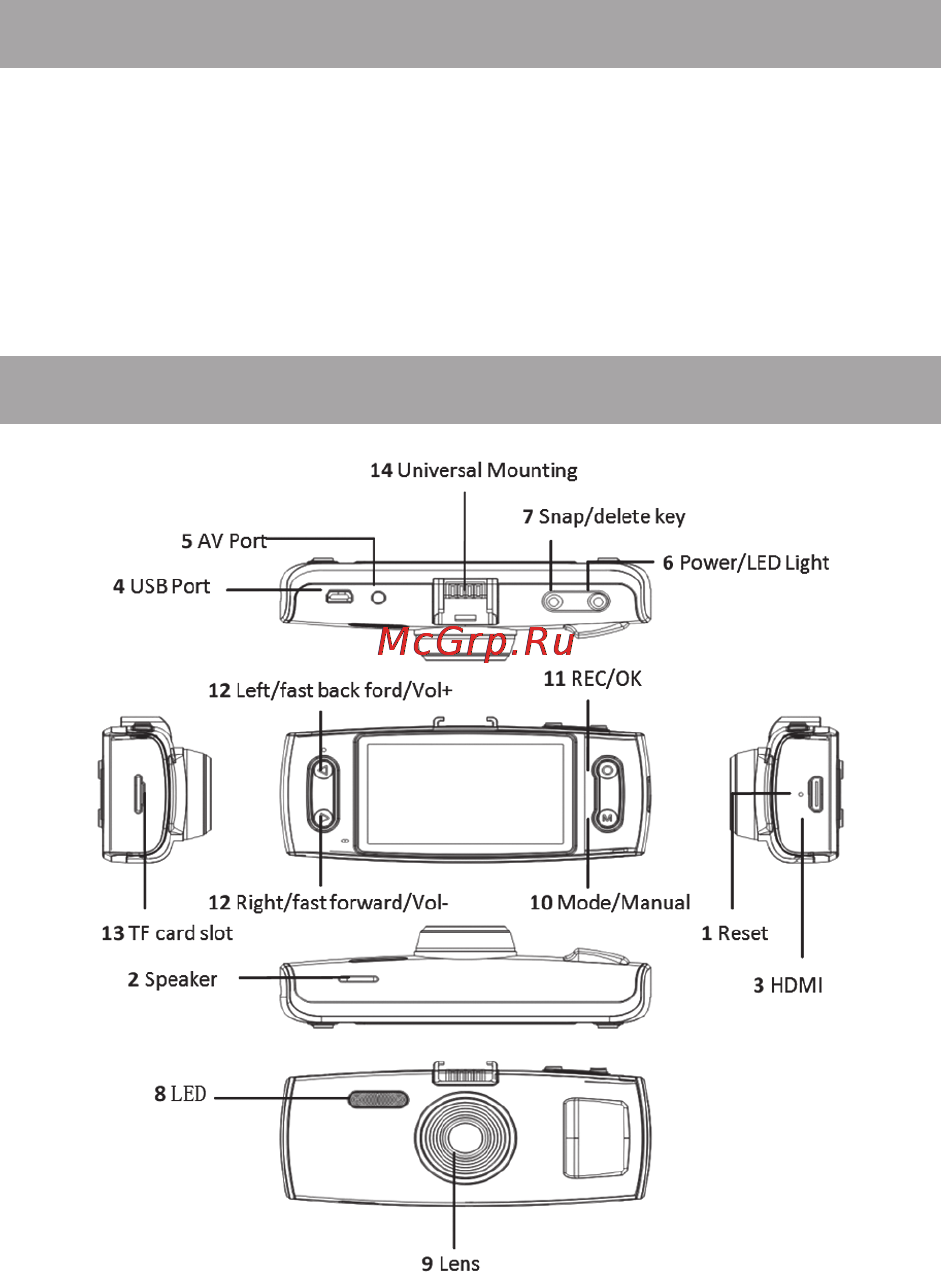 Texet DVR-603FHD [6/18] Комплектность