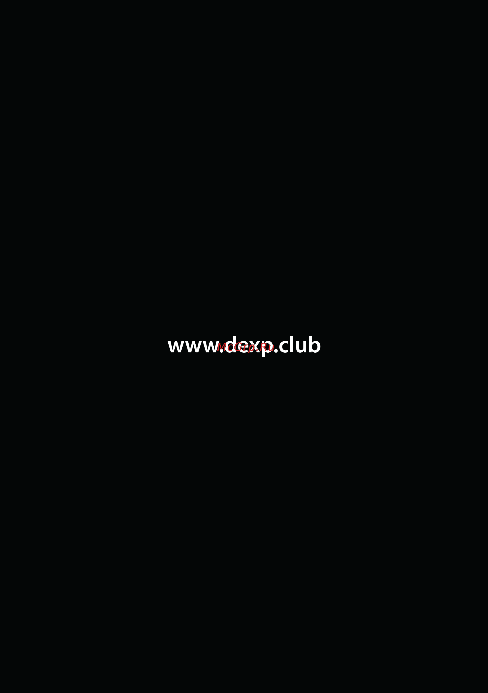 DEXP H19B3100EEC [31/31] Пустая страница