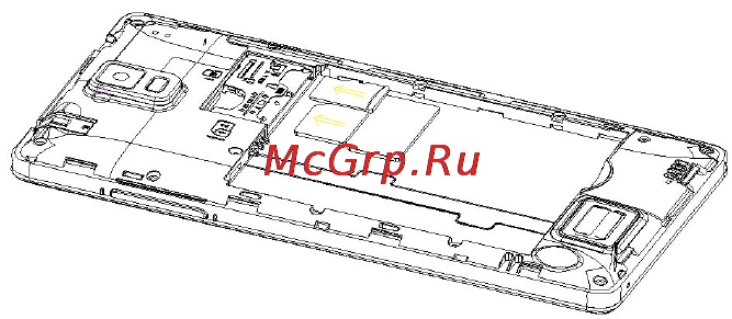 DEXP Ixion E 5 White [11/27] Установка sim карты и карты памяти