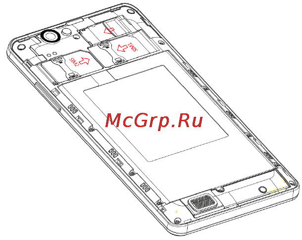 DEXP Ixion ML 5 Black [12/28] Устройство поддерживает одновременную работу двух sim карт перед включением убедитесь что в устройство установлена хотя бы одна установите sim карты карту и tf карту памя...