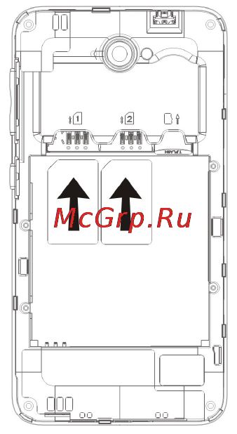 DEXP Ixion ES 4 Black [12/28] Устройство поддерживает одновременную работу двух sim карт перед включением убедитесь что в устройство установлена хотя бы одна установите sim карты карту и tf карту памяти аккуратно протолкнув их по очереди в соответствующий слот до легкого щел