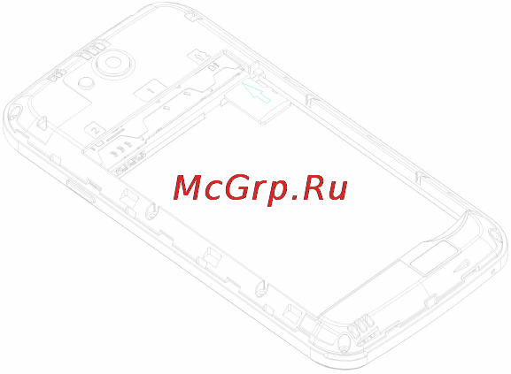 DEXP Ixion ML 4,5 White [11/27] Устройство поддерживает одновременную работу двух sim карт перед включением убедитесь что в устройство установлена хотя бы одна установите sim карты карту и tf карту памяти аккуратно протолкнув их по очереди в соответствующий слот до легкого щел