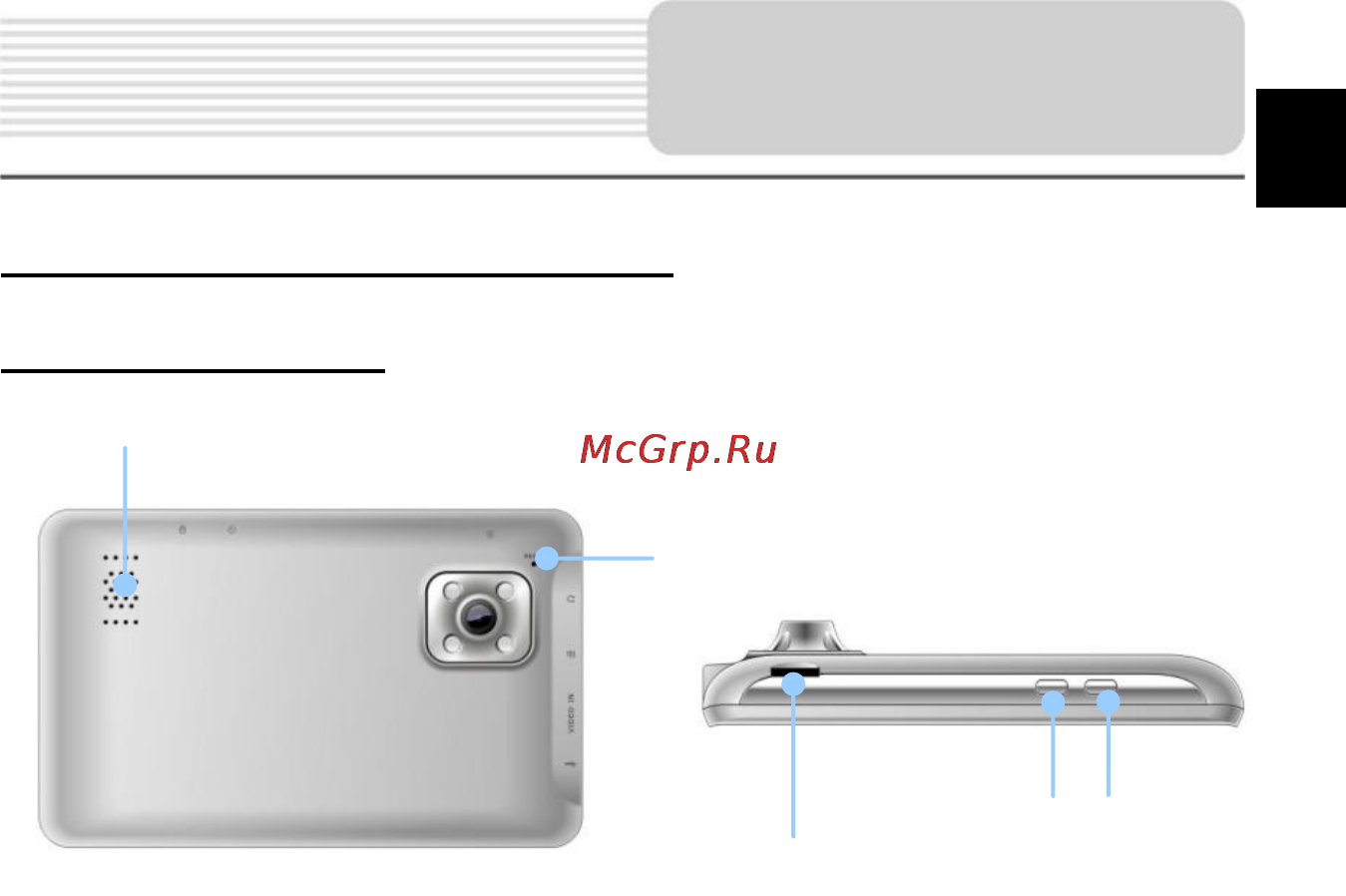 Prestigio GEOVISION 5800 BTHDDVR [4/30] Вид сзади и сверху вид сзади и сверху