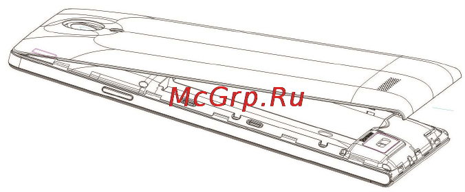 DEXP Ixion X 4,7 White [11/28] Установка sim карты и карты памяти