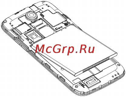DEXP Ixion X 5 Black [11/27] Установка sim карты и карты памяти