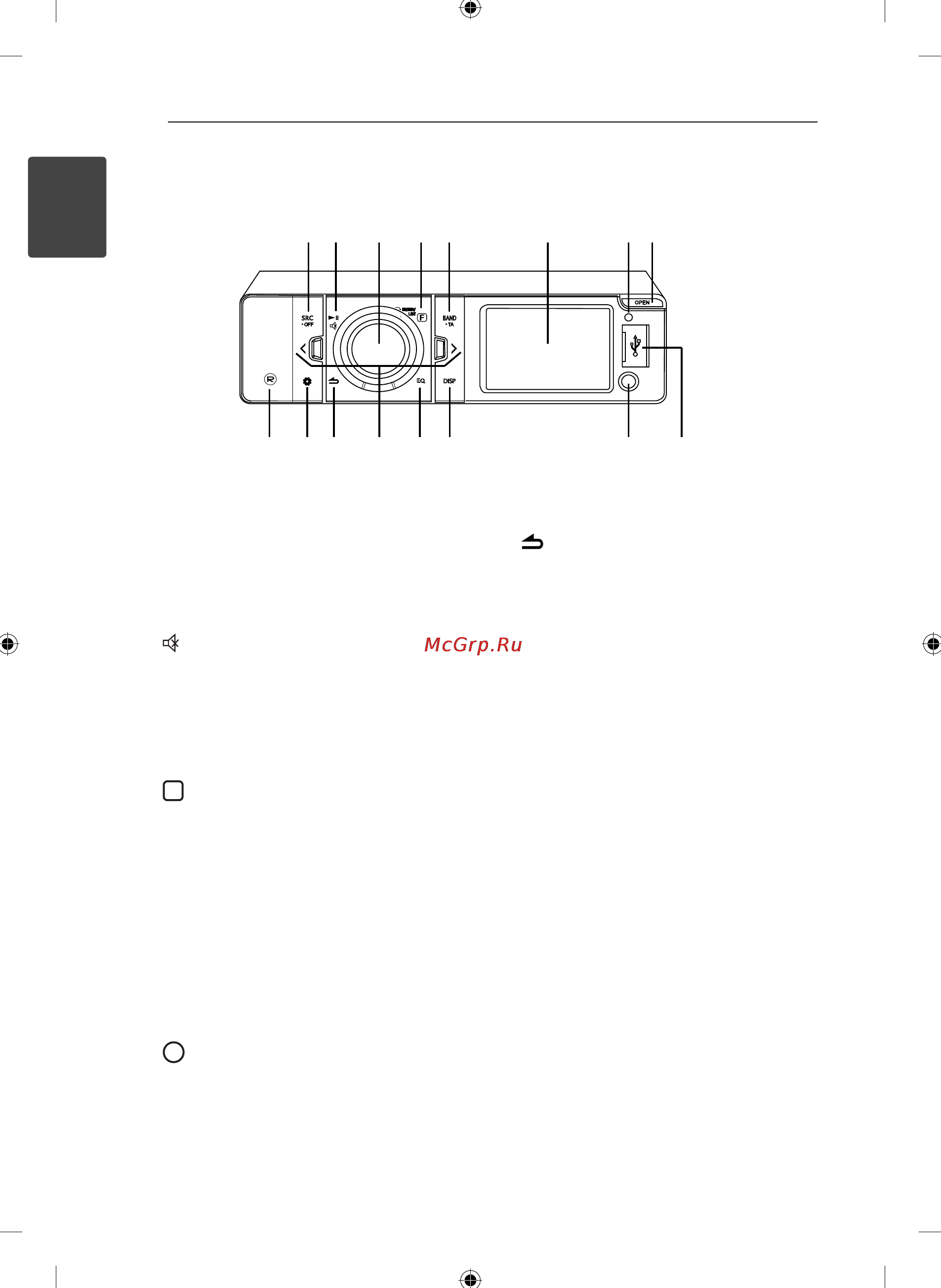 LG LCF610IR [6/24] Передняя панель lcf610ir