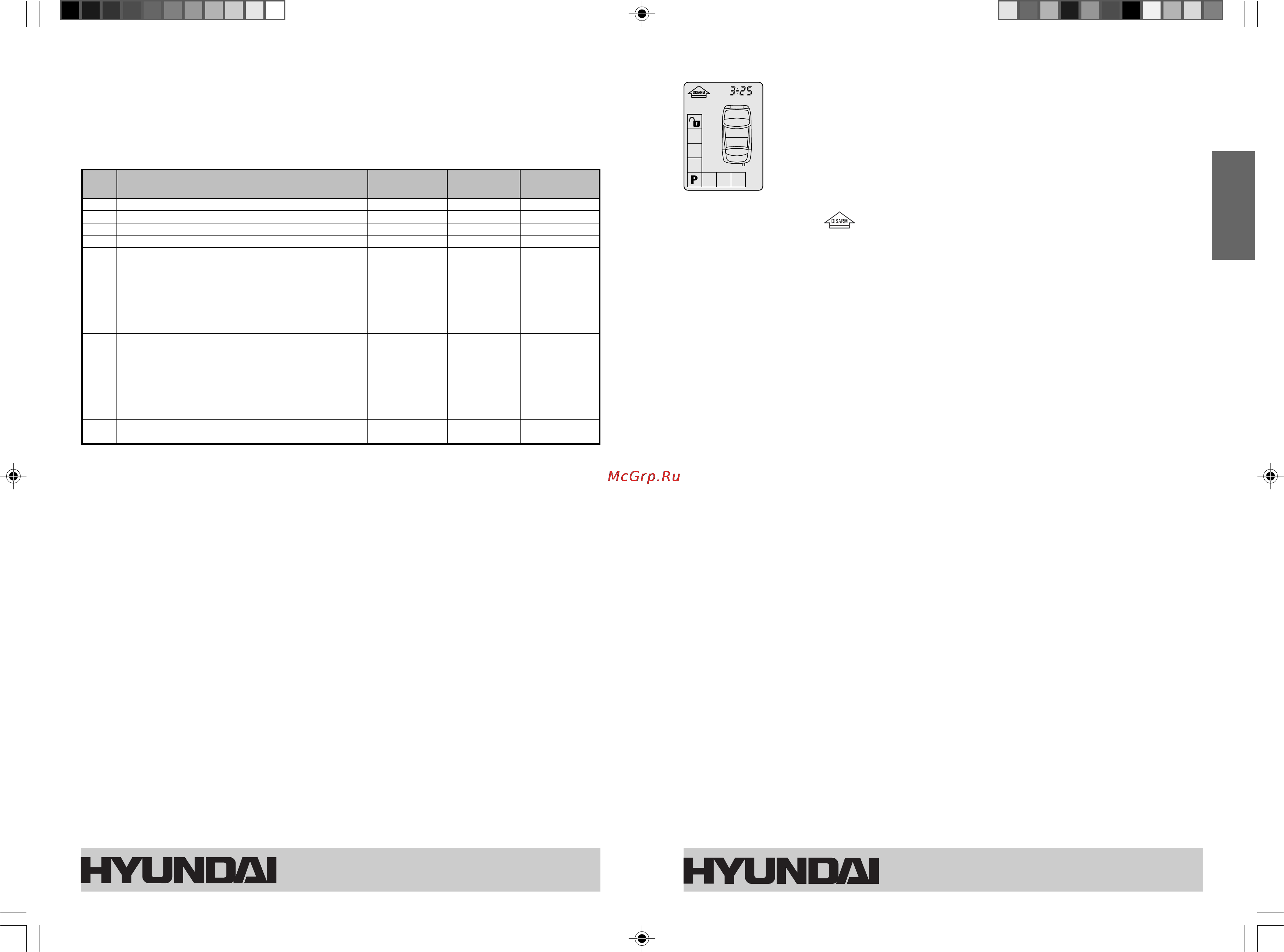 Hyundai H-SS71 [16/28] Stage disarm
