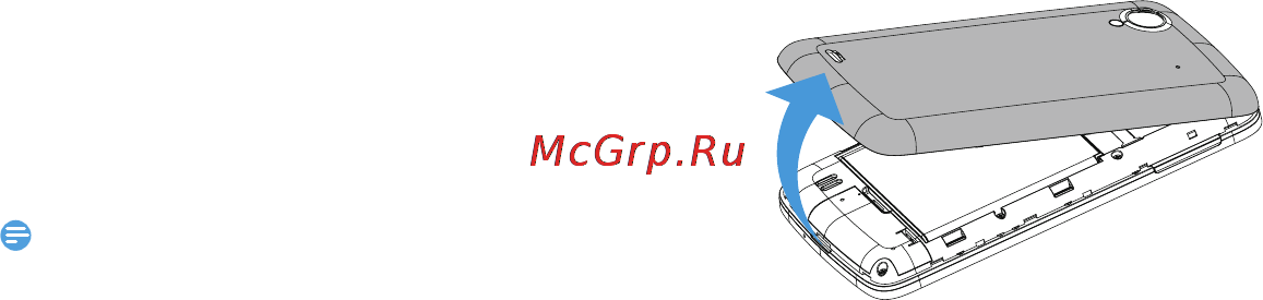 Philips Xenium W832 [11/51] Вставьте sim карту