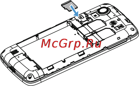 Philips Xenium W832 [14/51] Вставьте карту памяти