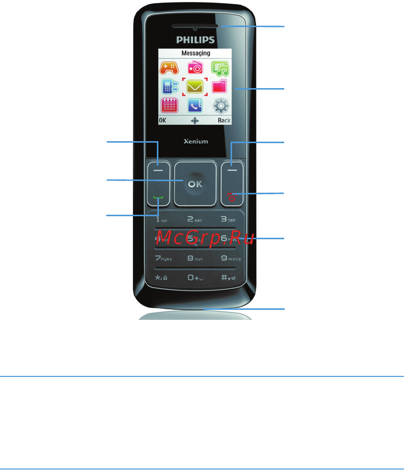 Philips Xenium X126 Руководство пользователя онлайн