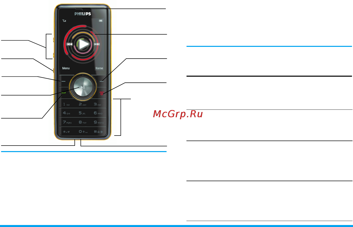 Philips M600 Руководство пользователя онлайн