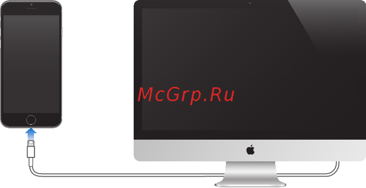 Apple iphone 5s 16gb space gray, (FF352RU/A) восстановленный [22/222] Подсоединение iphone к компьютеру
