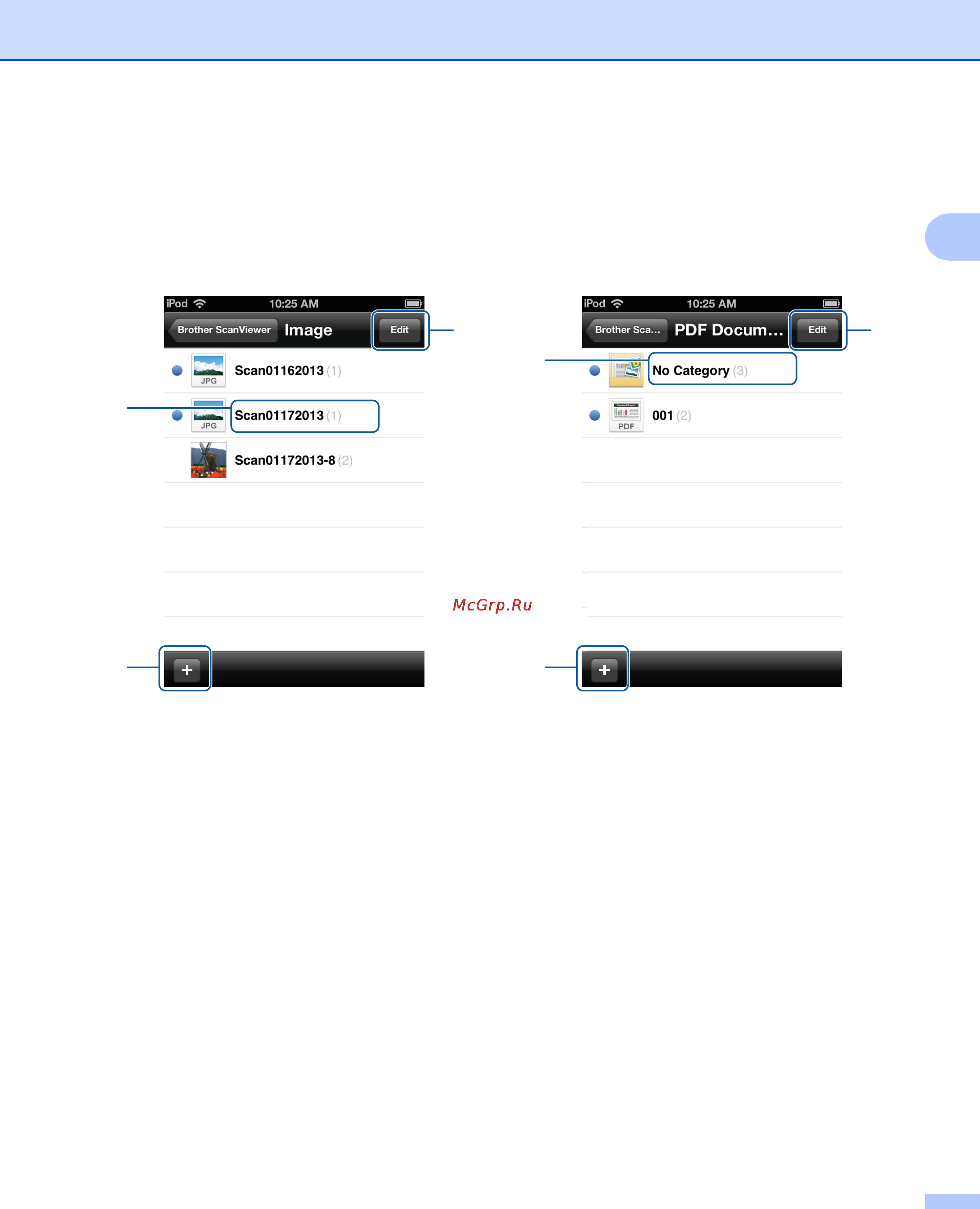 Brother DCP-7055WR [10/35] Editing image and document categories