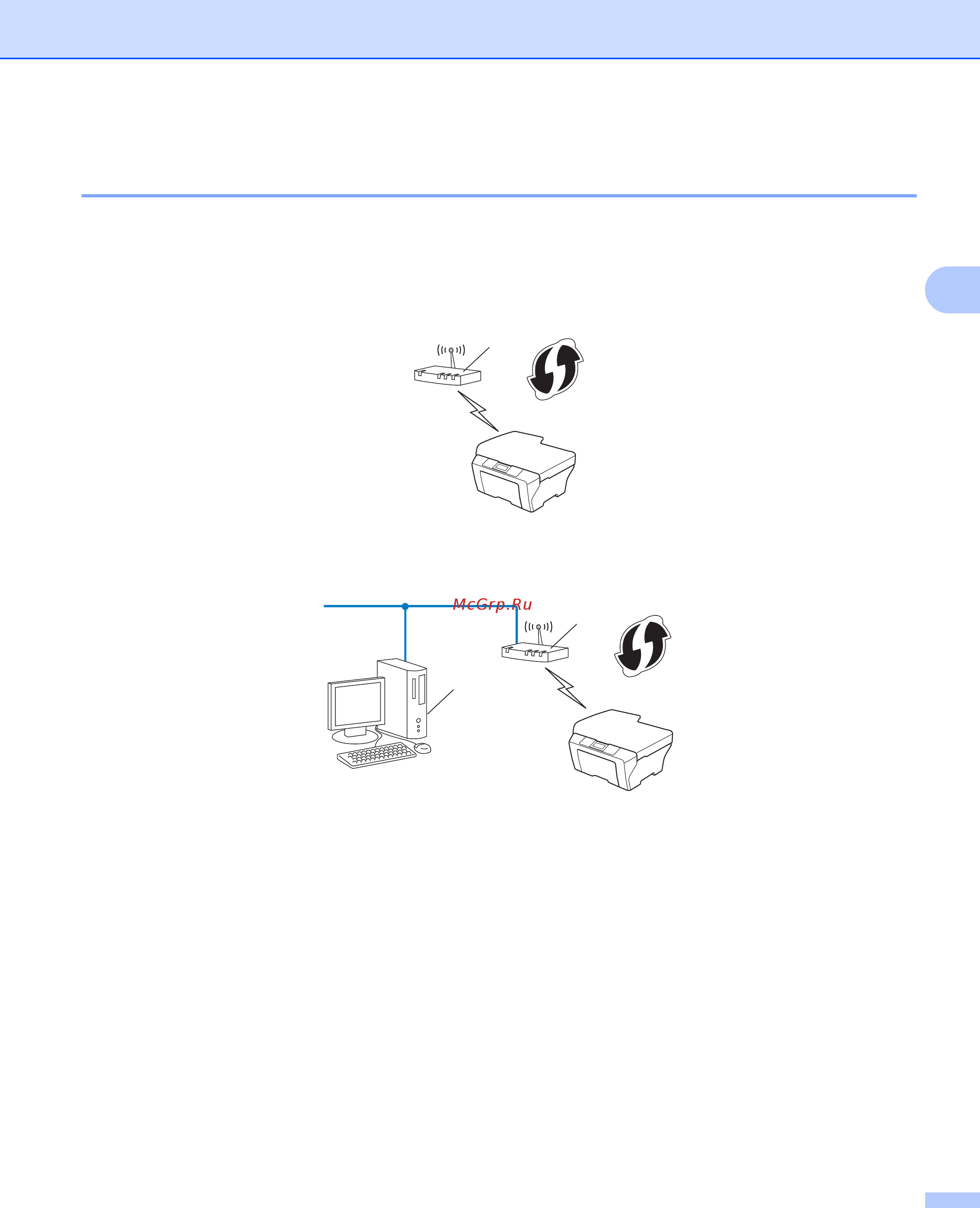 Brother DCP-7055WR [20/85] Настройка с помощью pin кода функции wi fi protected setup для работы в беспроводной сети только режим инфраструктуры