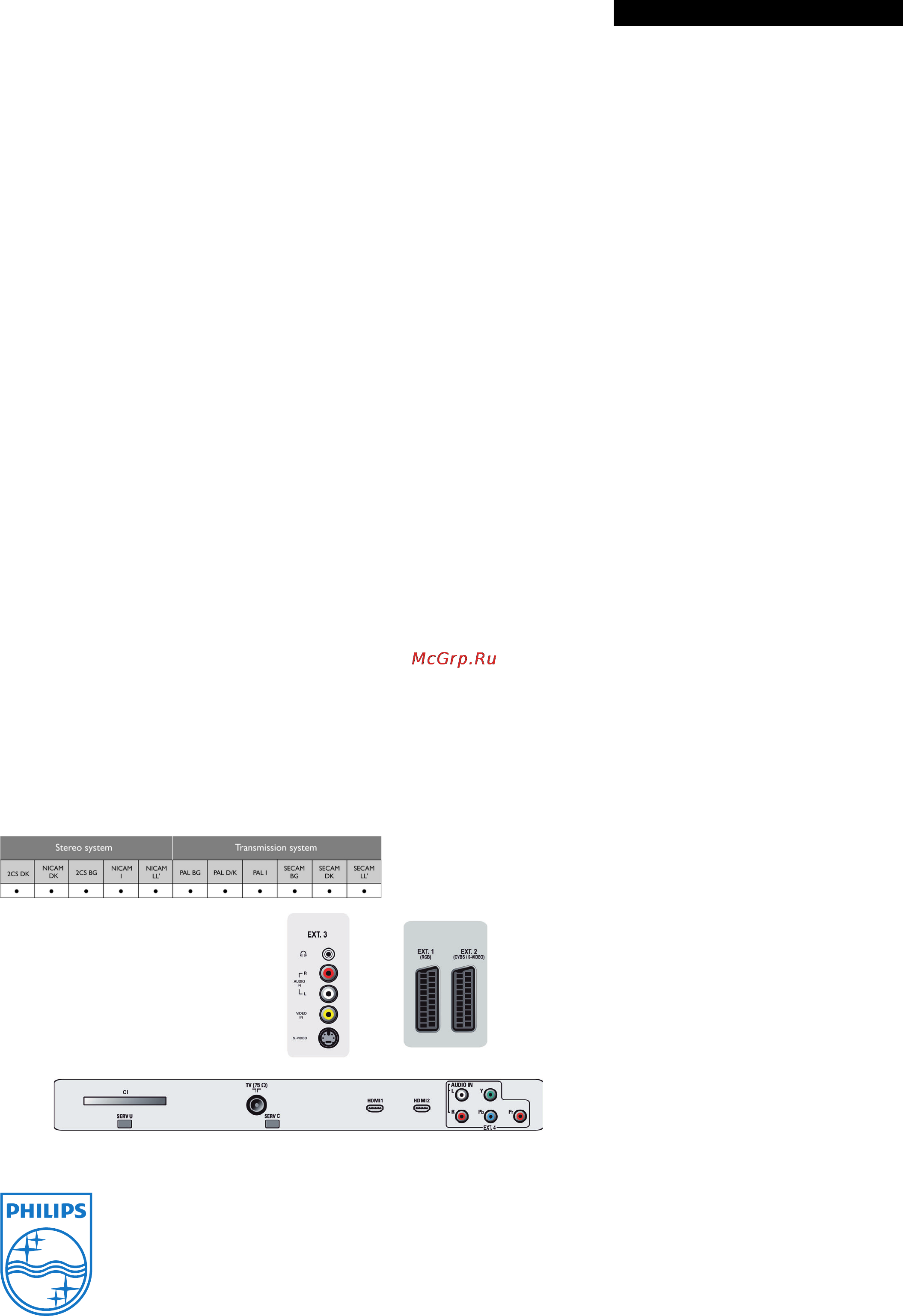 Philips 42PFL7682D/12 [3/3] Характеристики