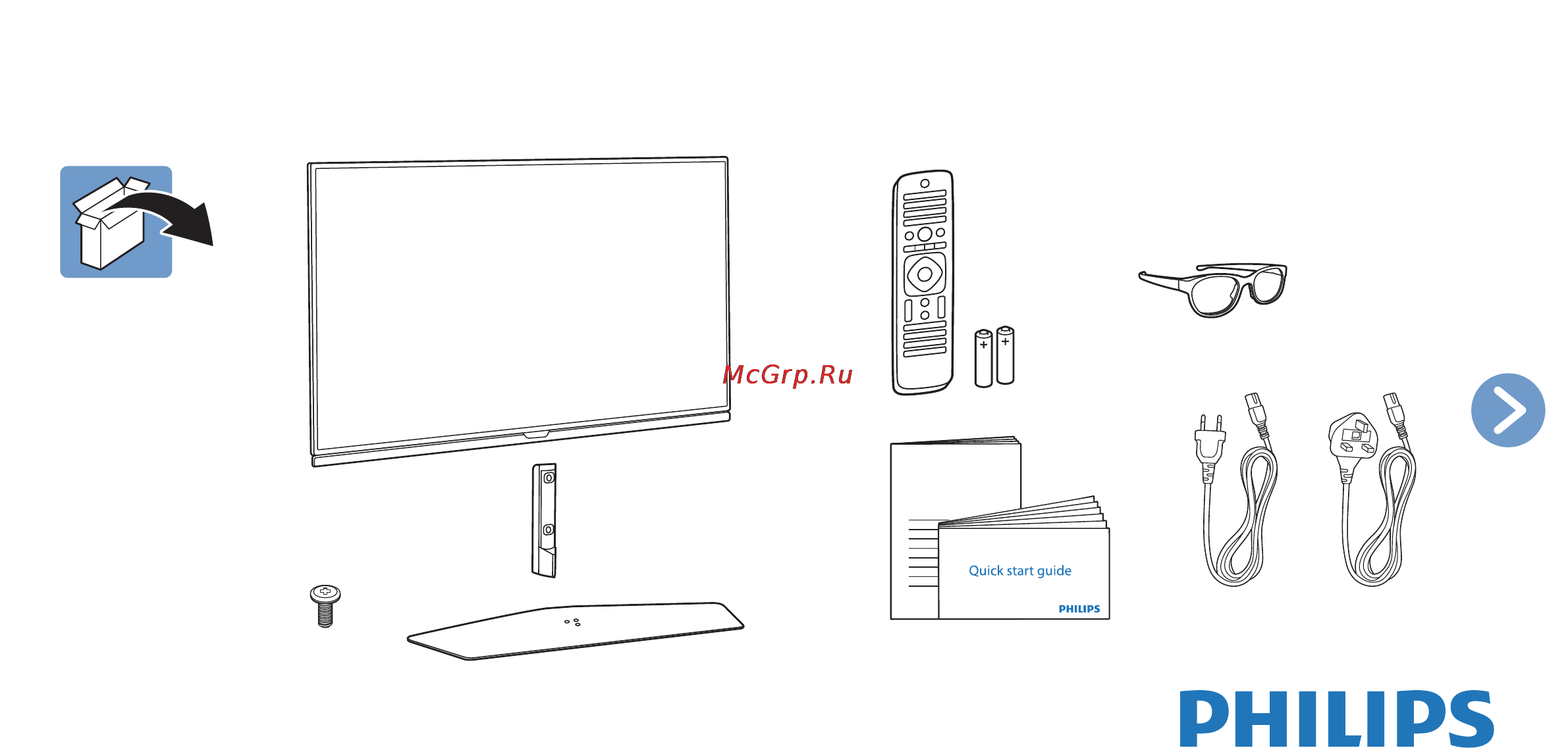 Philips 55PUS7150/60 Краткое руководство онлайн