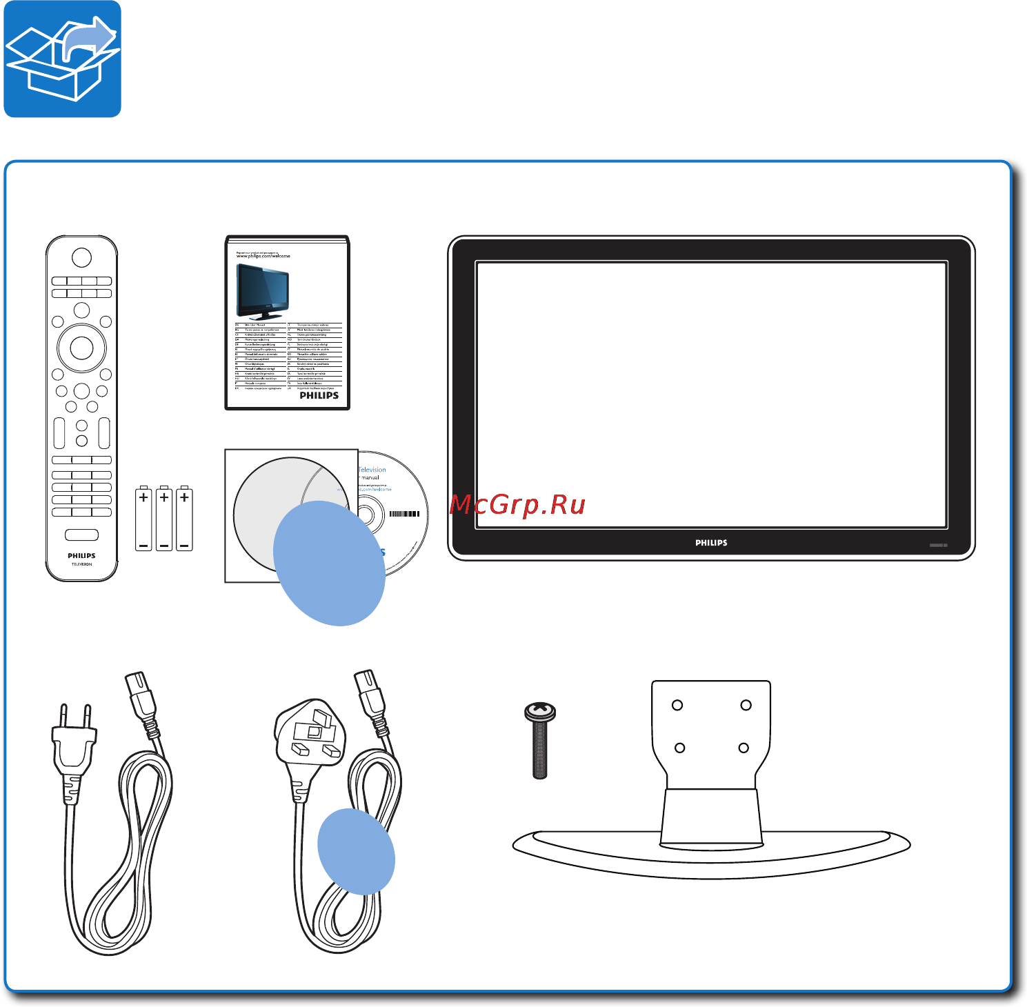 Philips 42PFL7674H/60 Краткое руководство онлайн [2/12] 117566
